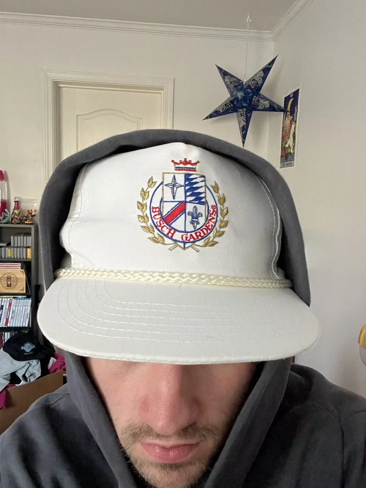 Vintage Hats Vintage Busch Gardens Hat White