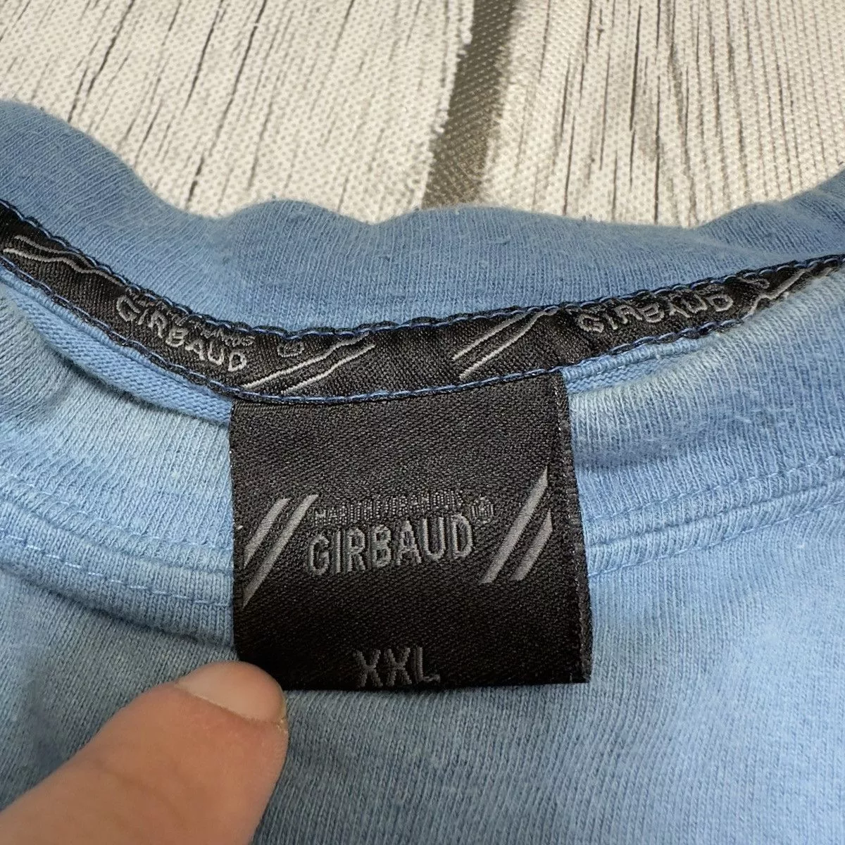 Marithe + Francois Girbaud Long Sleeve T Shirts Marithe + Francois Girbaud × Vintage Vintage Marithé + François Girbaud long sleeve tee Blue