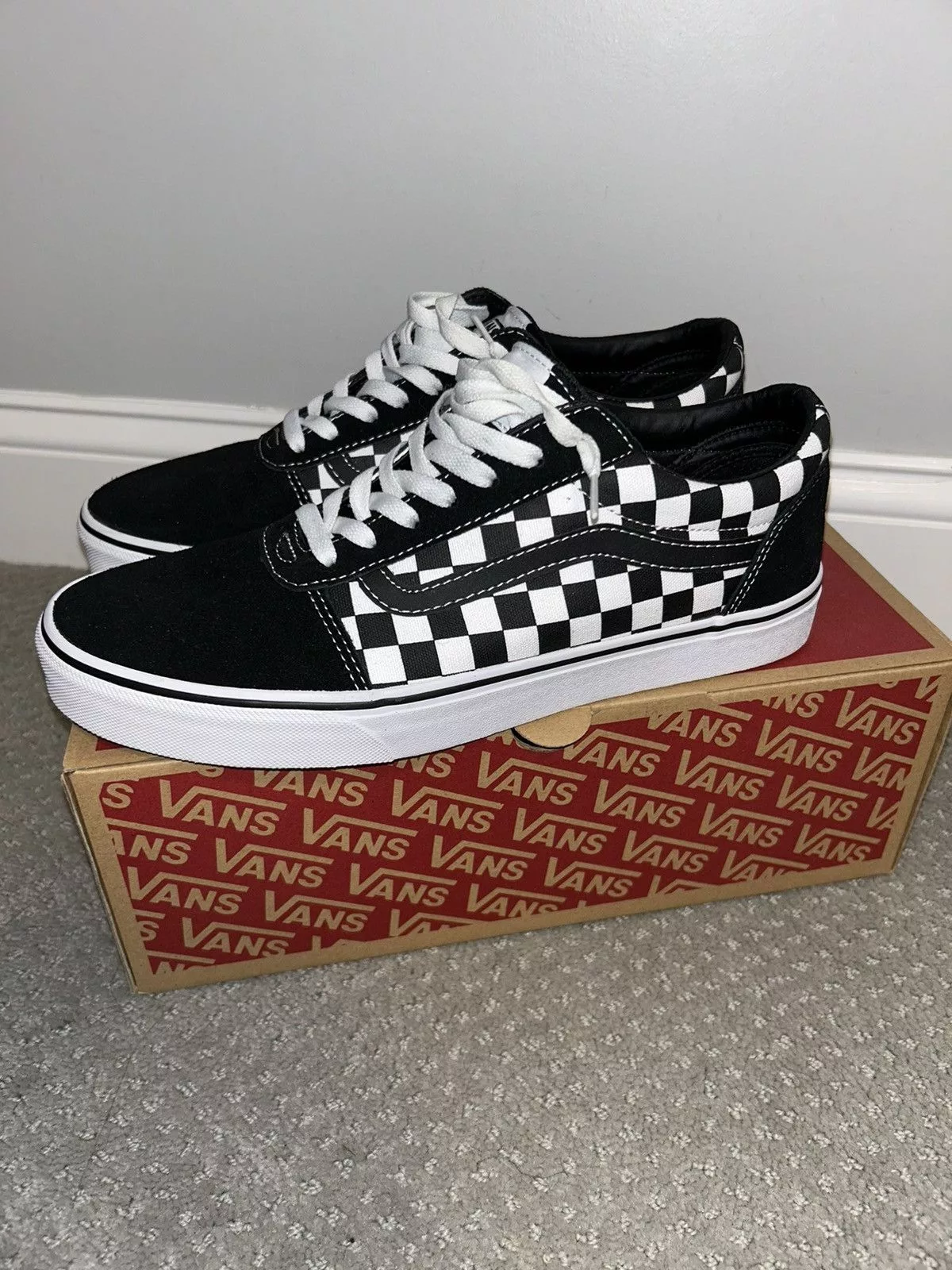 Vans Low Top Sneakers Vans Old-Skool Checkered Lows Black