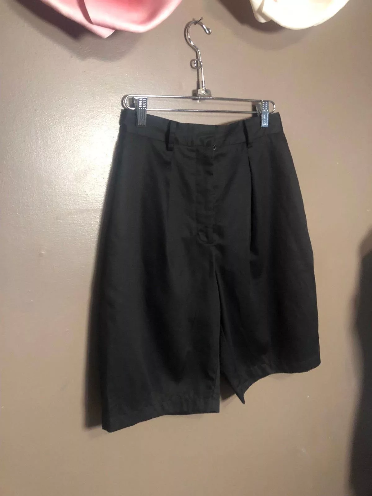 Designer Shorts Designer Cargo Shorts jorts wide leg Black