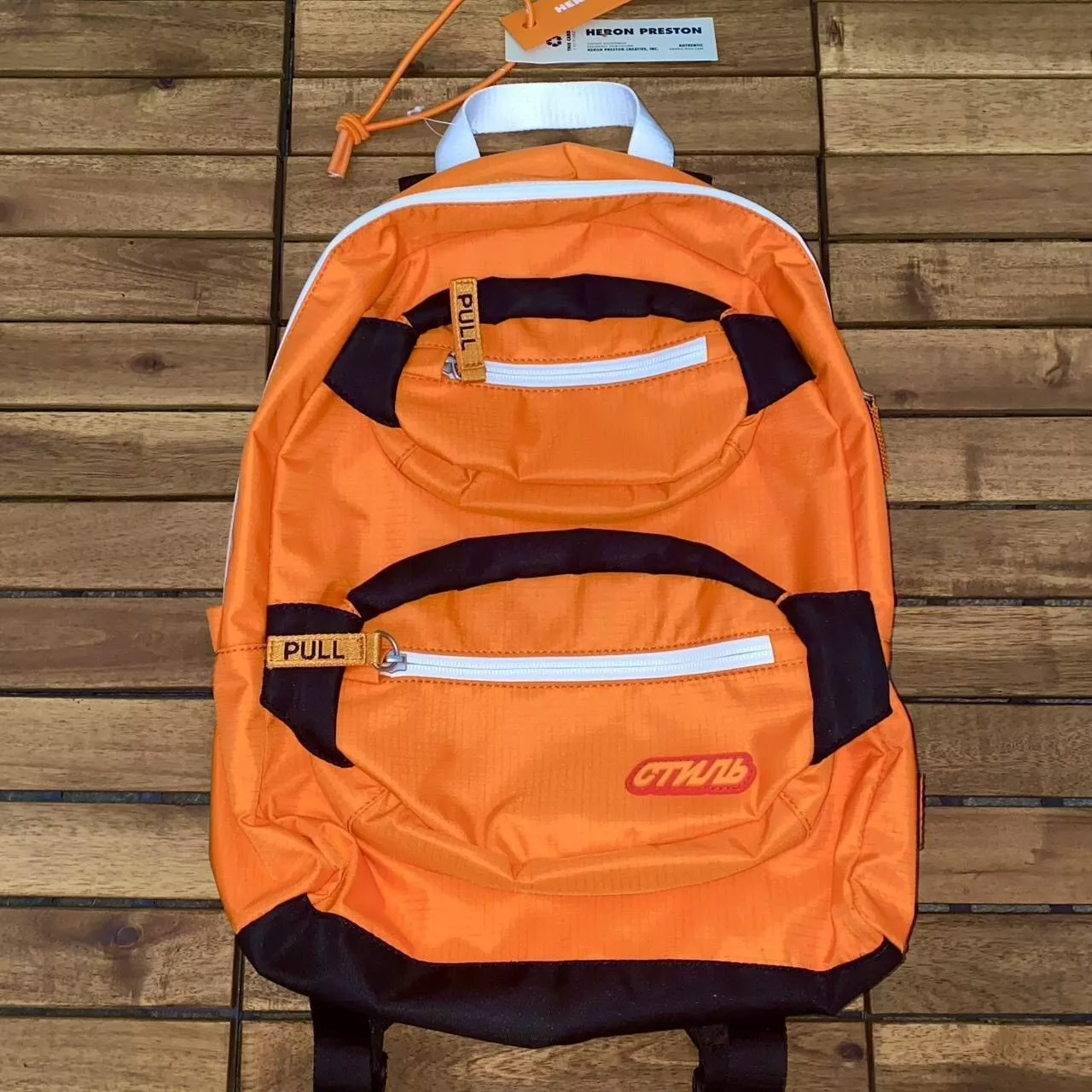 Heron Preston Bags Luggage HERON PRESTON FANNY BACKPACK ~ СТИЛЬ ~ Orange
