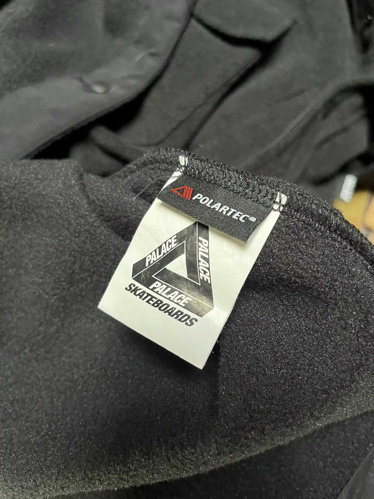 Palace Shirts Button Ups Palace Polartec Fleece Black