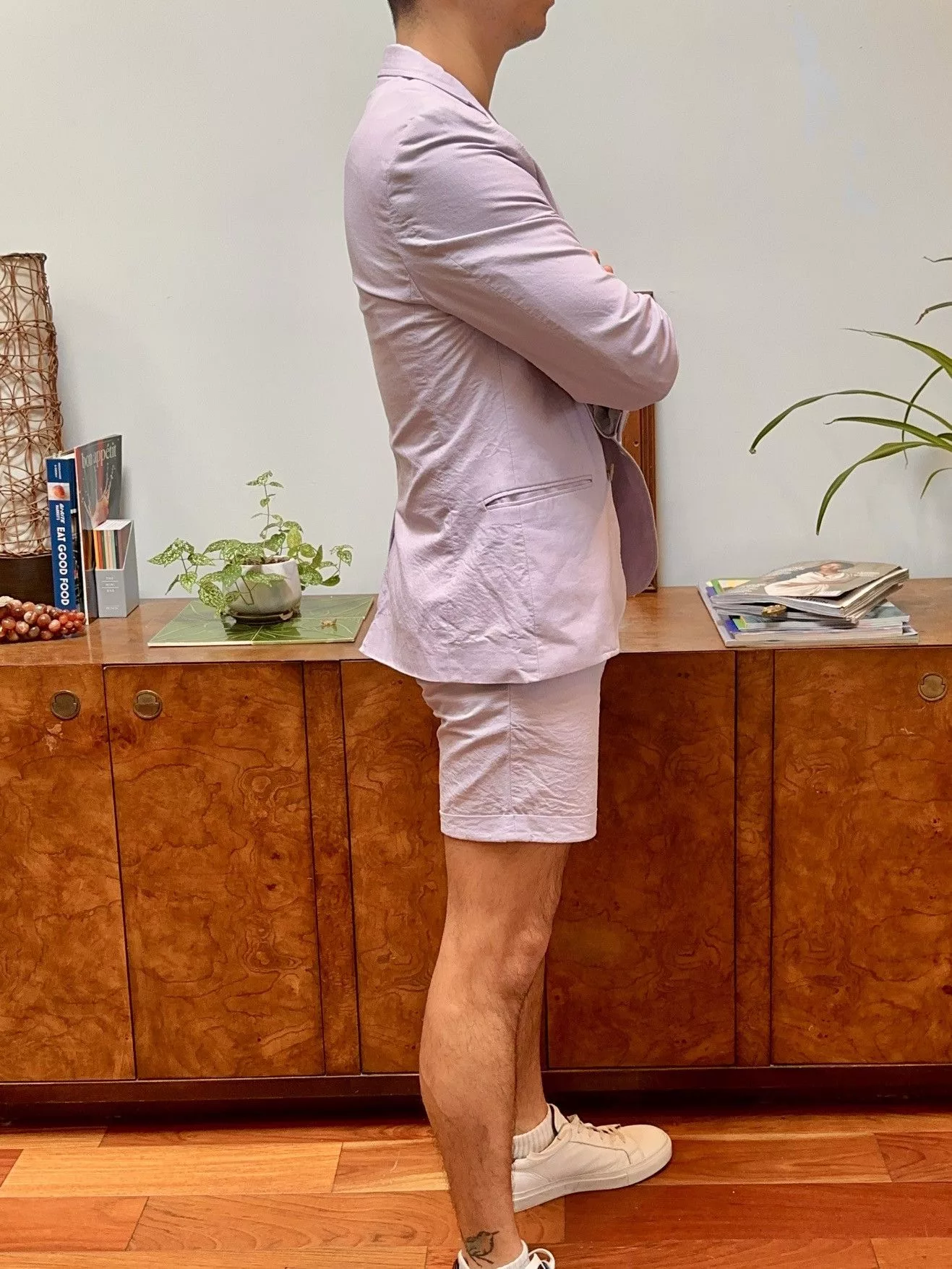 Topman Suits Topman Lavender Summer Short Suit SET Purple