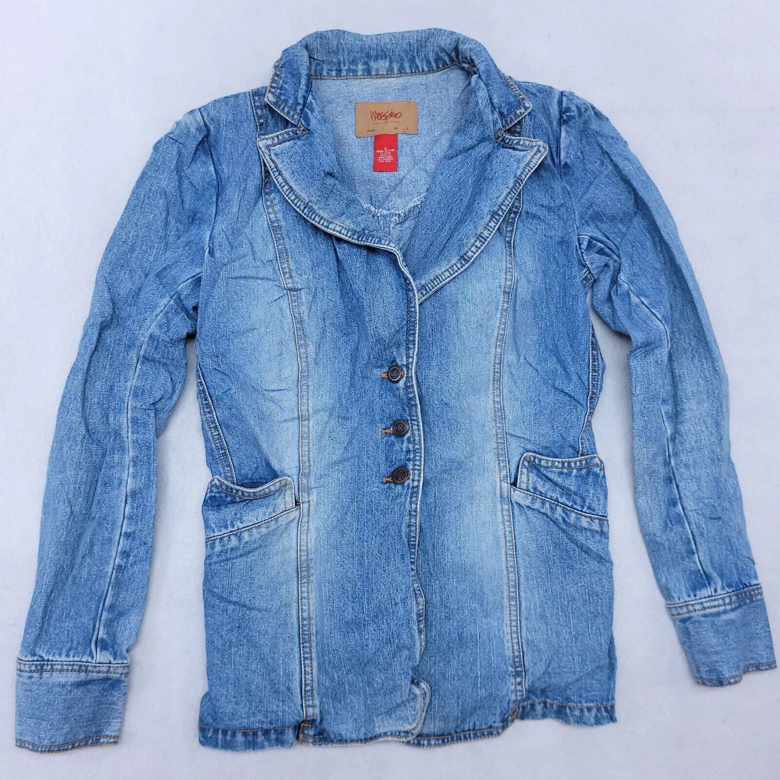 Mossimo Jackets Mossimo Casual Button Denim Jean Jacket Womens Size S Blue