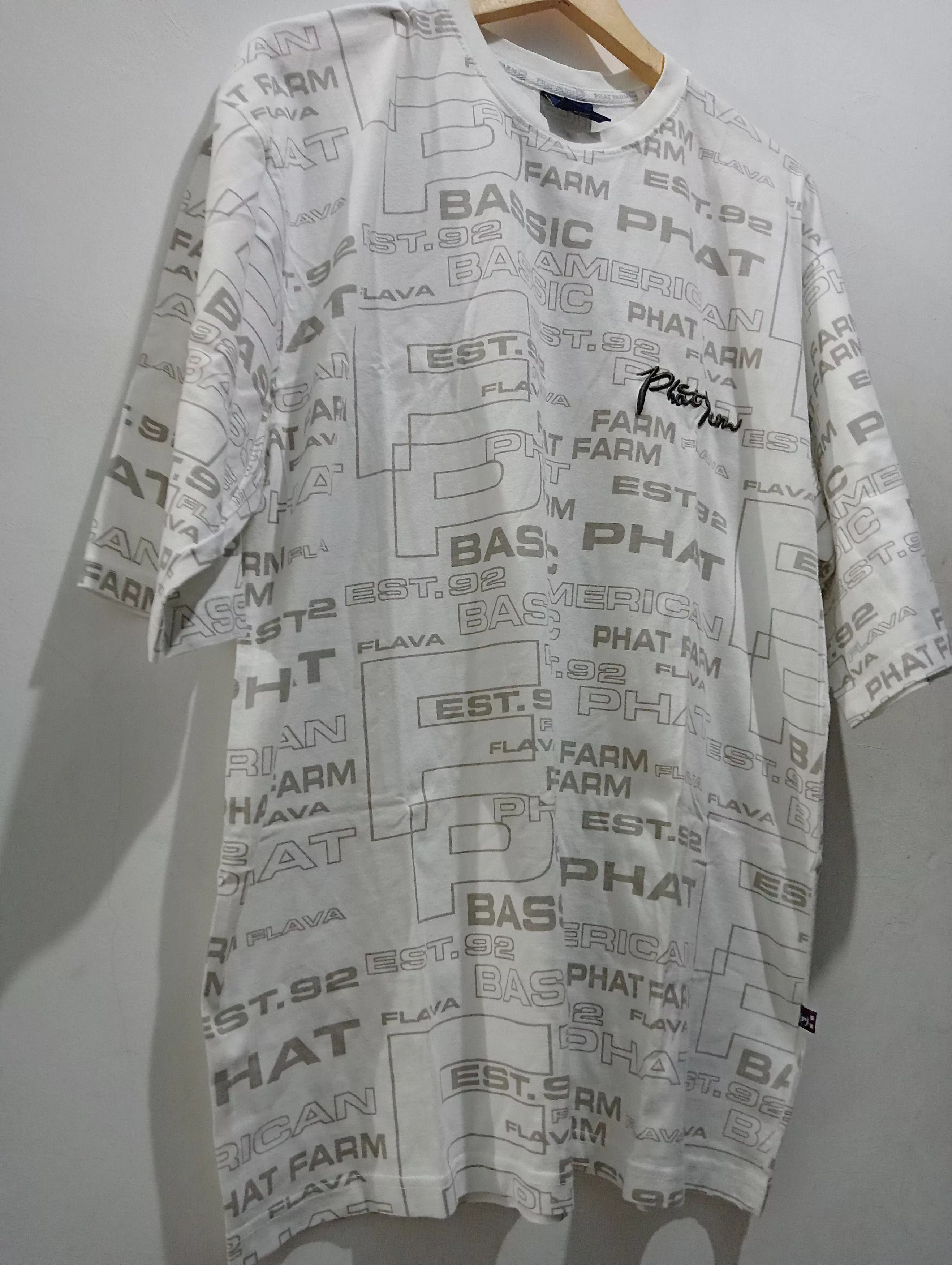 Phat Farm Short Sleeve T Shirts phat farm White
