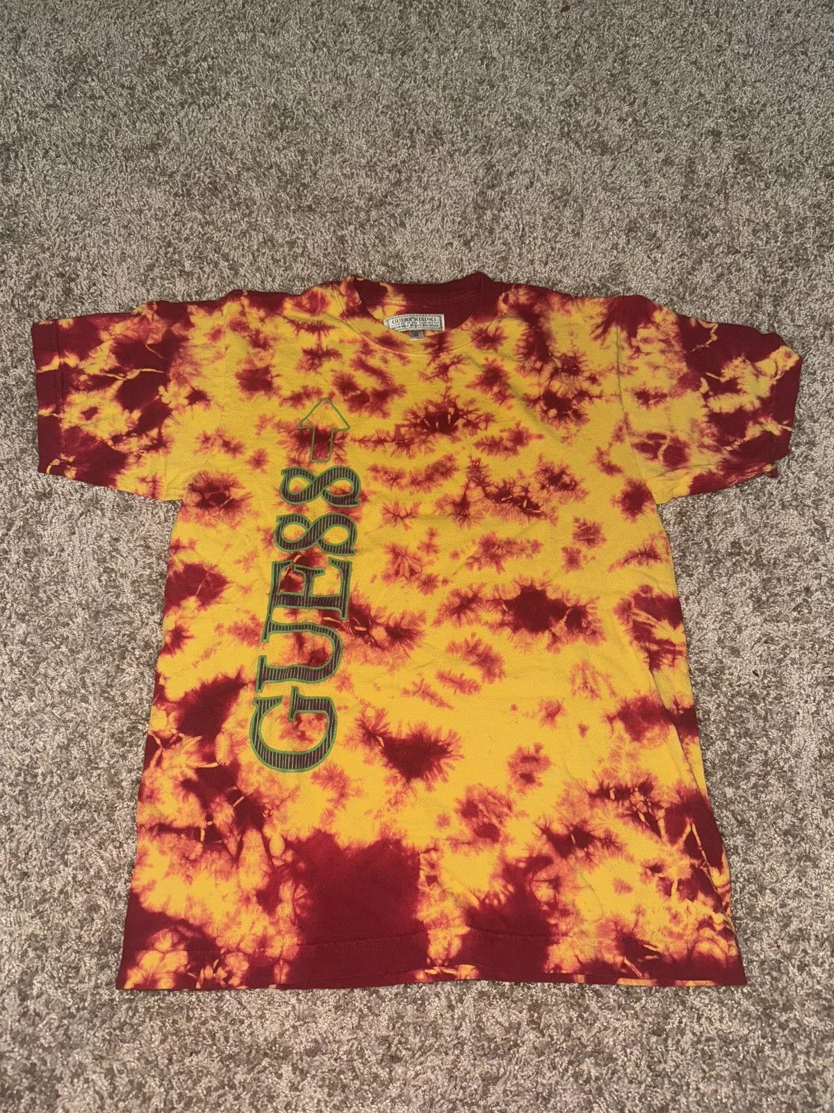 Guess Short Sleeve T Shirts Short sleeve guess Yellow