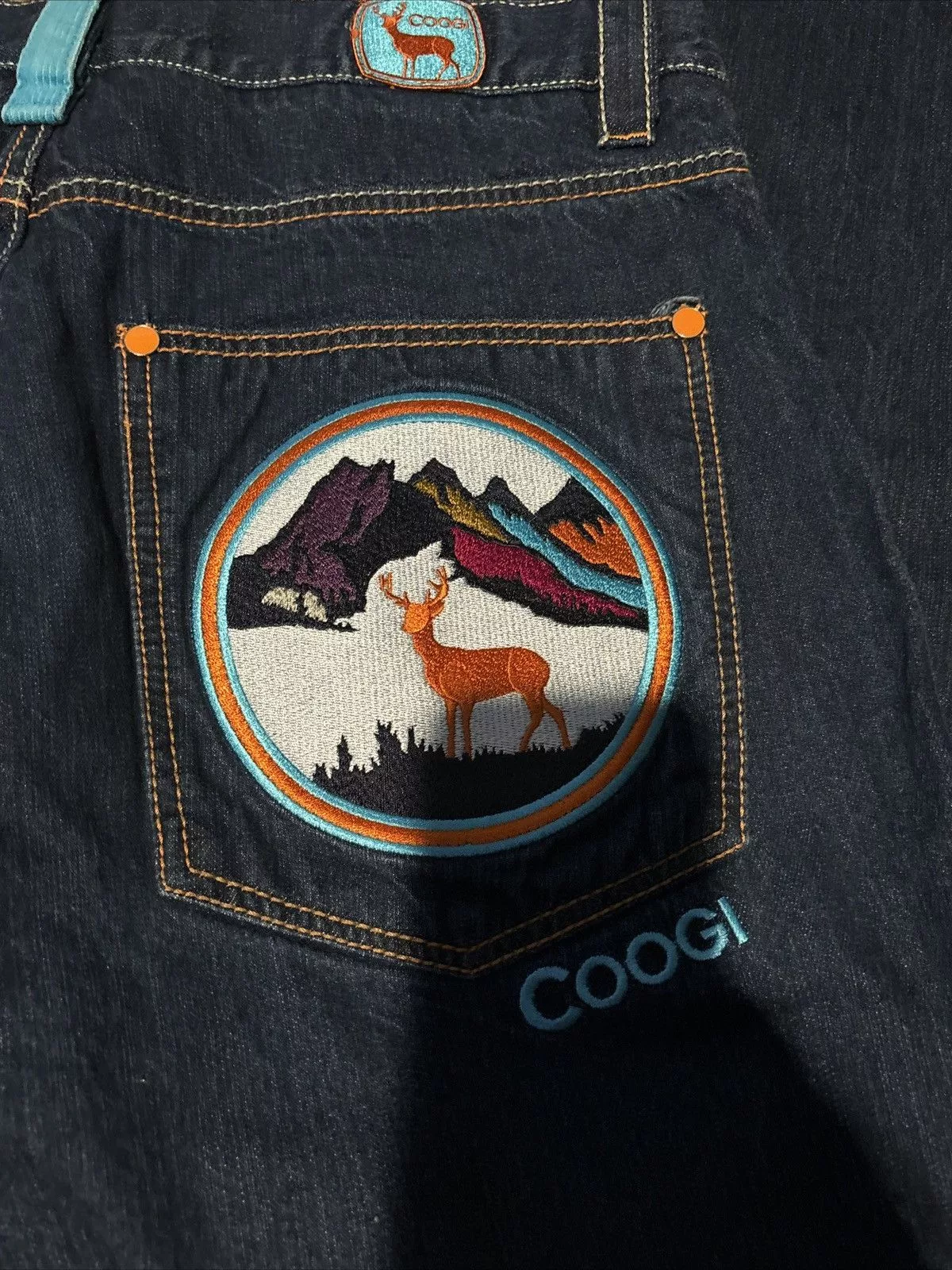 Coogi × Vintage Y2K Coogi Denim Jeans Blue
