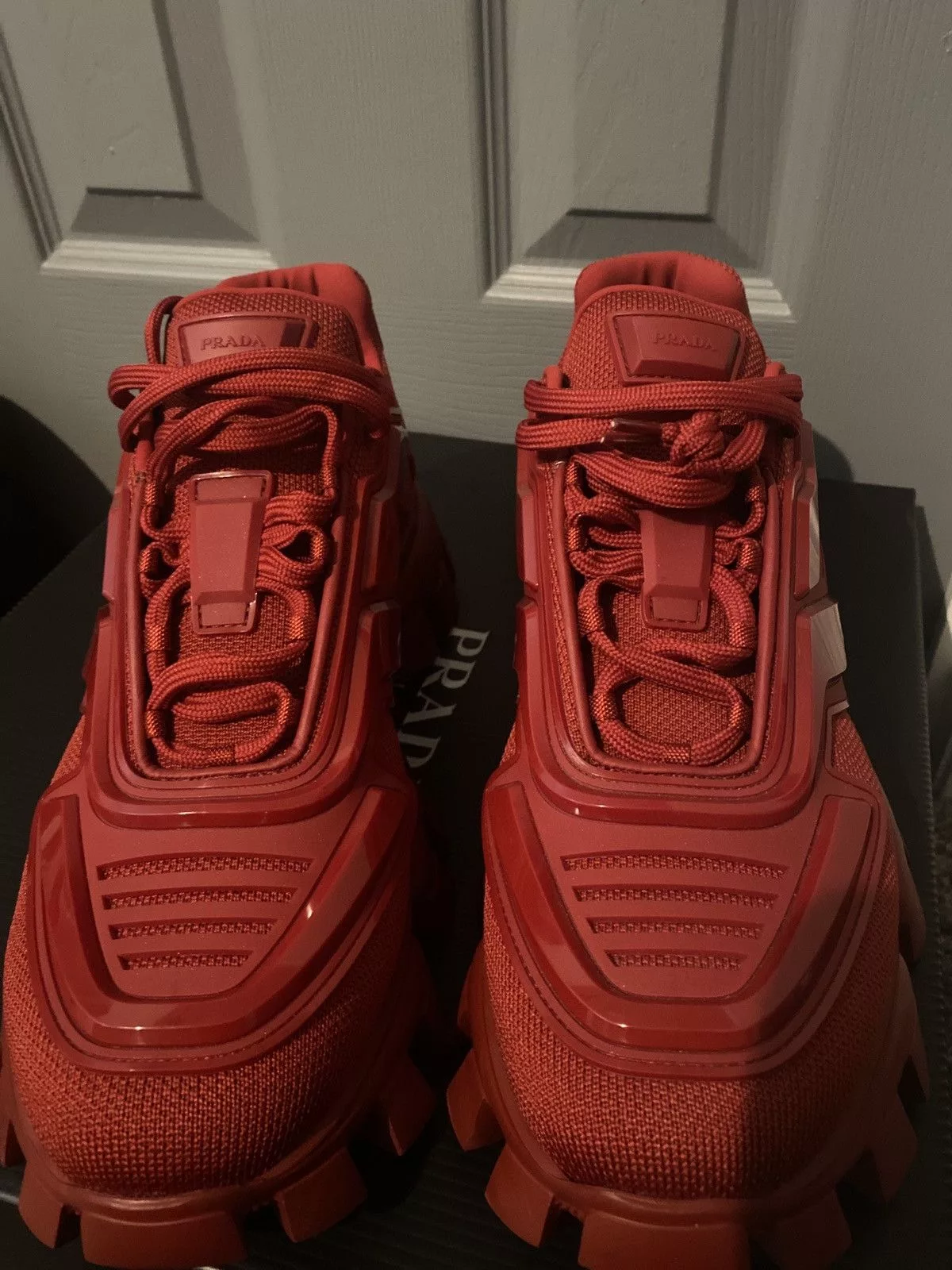 Prada Low Top Sneakers Prada Cloudbust Thunder Red