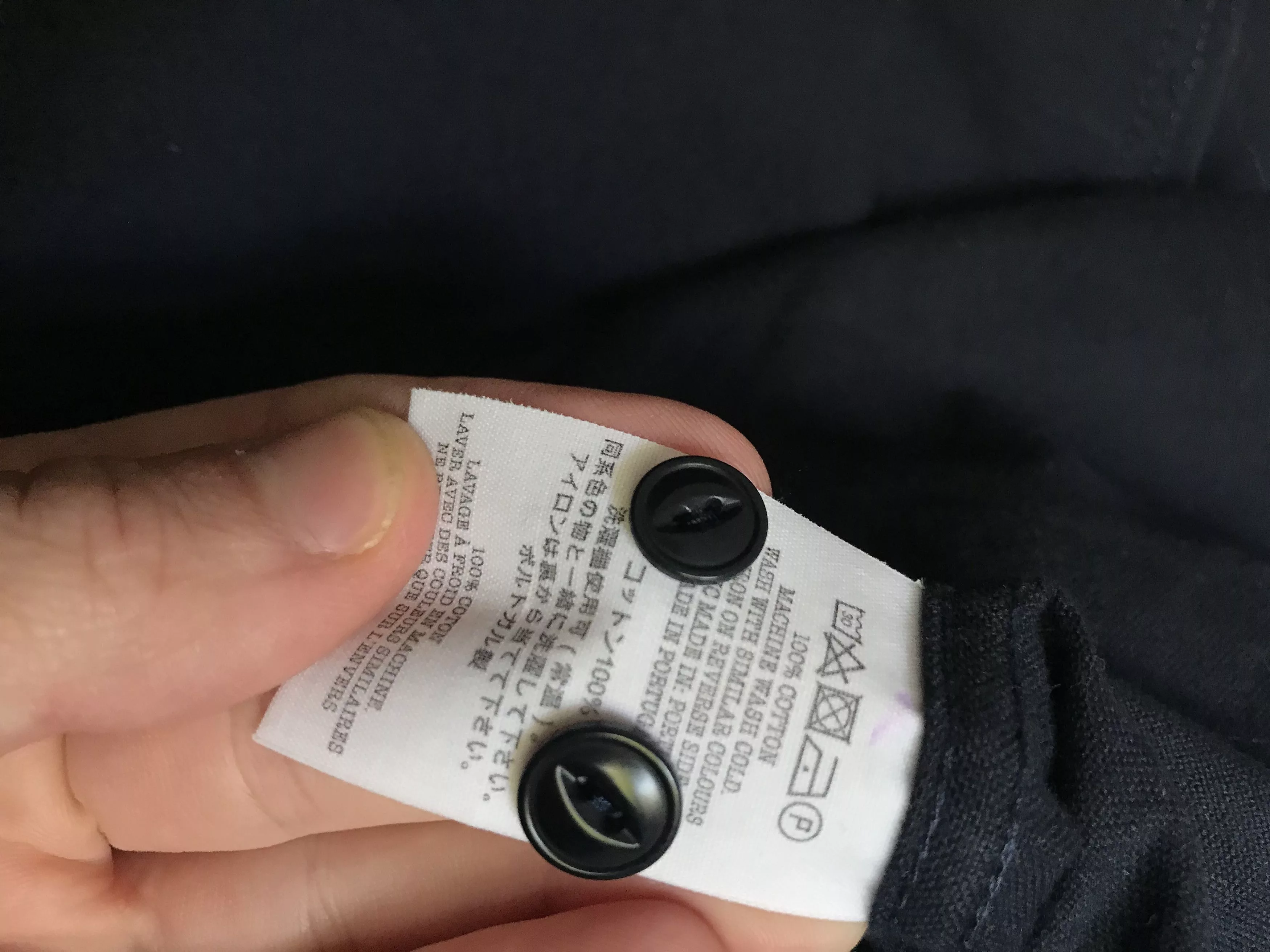 YMC Shirts Button Ups NEW SS18 YMC dark navy shirt Blue