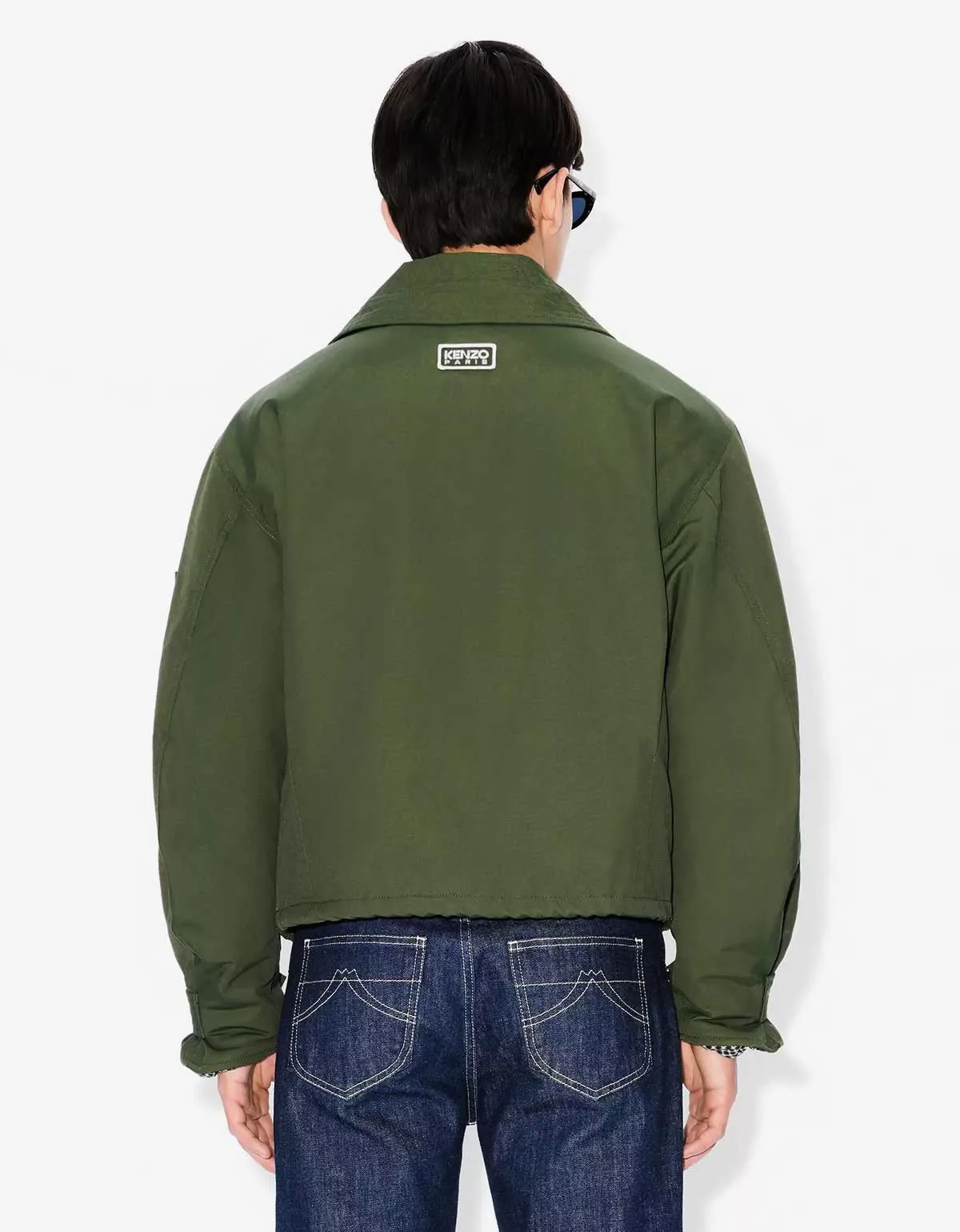 Kenzo Light Jackets Kenzo Green Army Flight Jacket