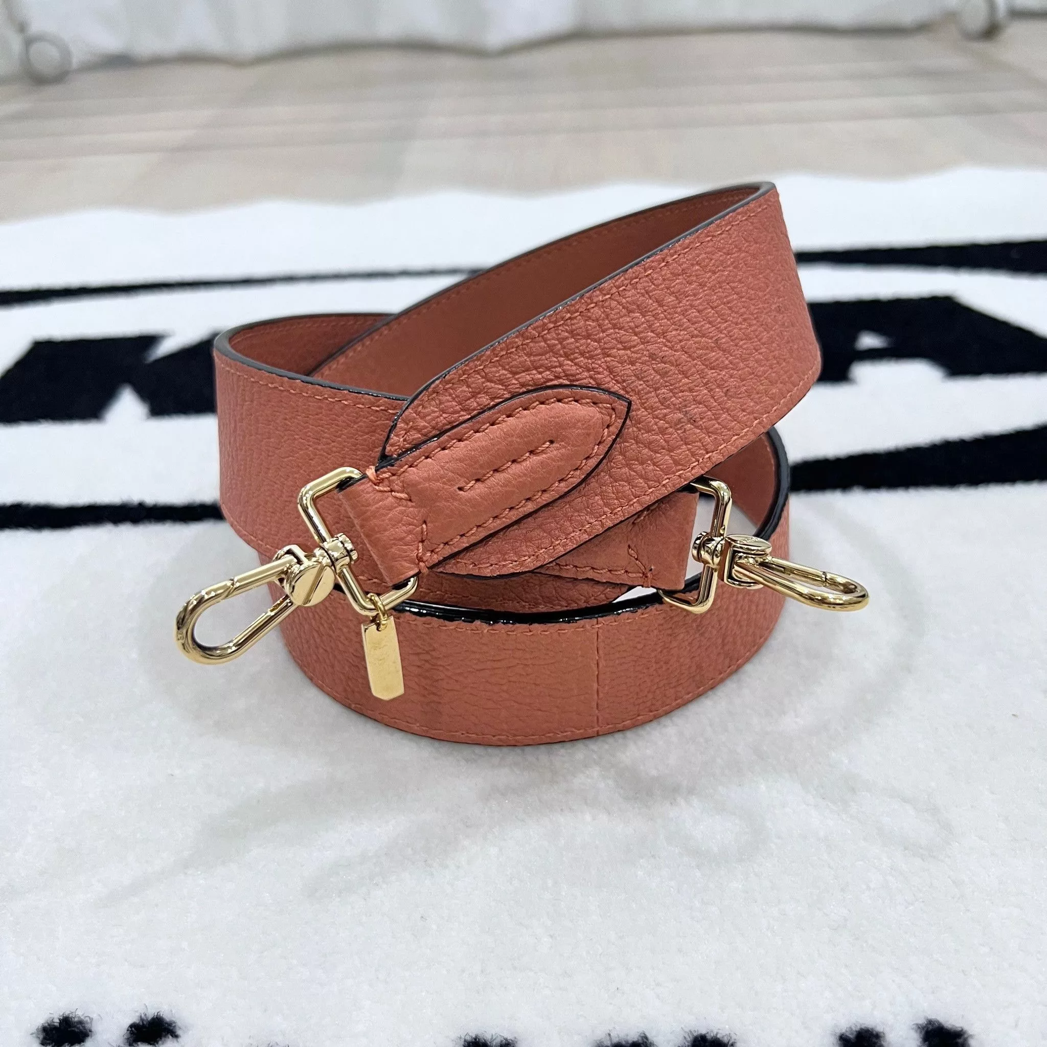 Bally Other Bally Leather Detachable Bag Universal Strap - Blush Pink Brown