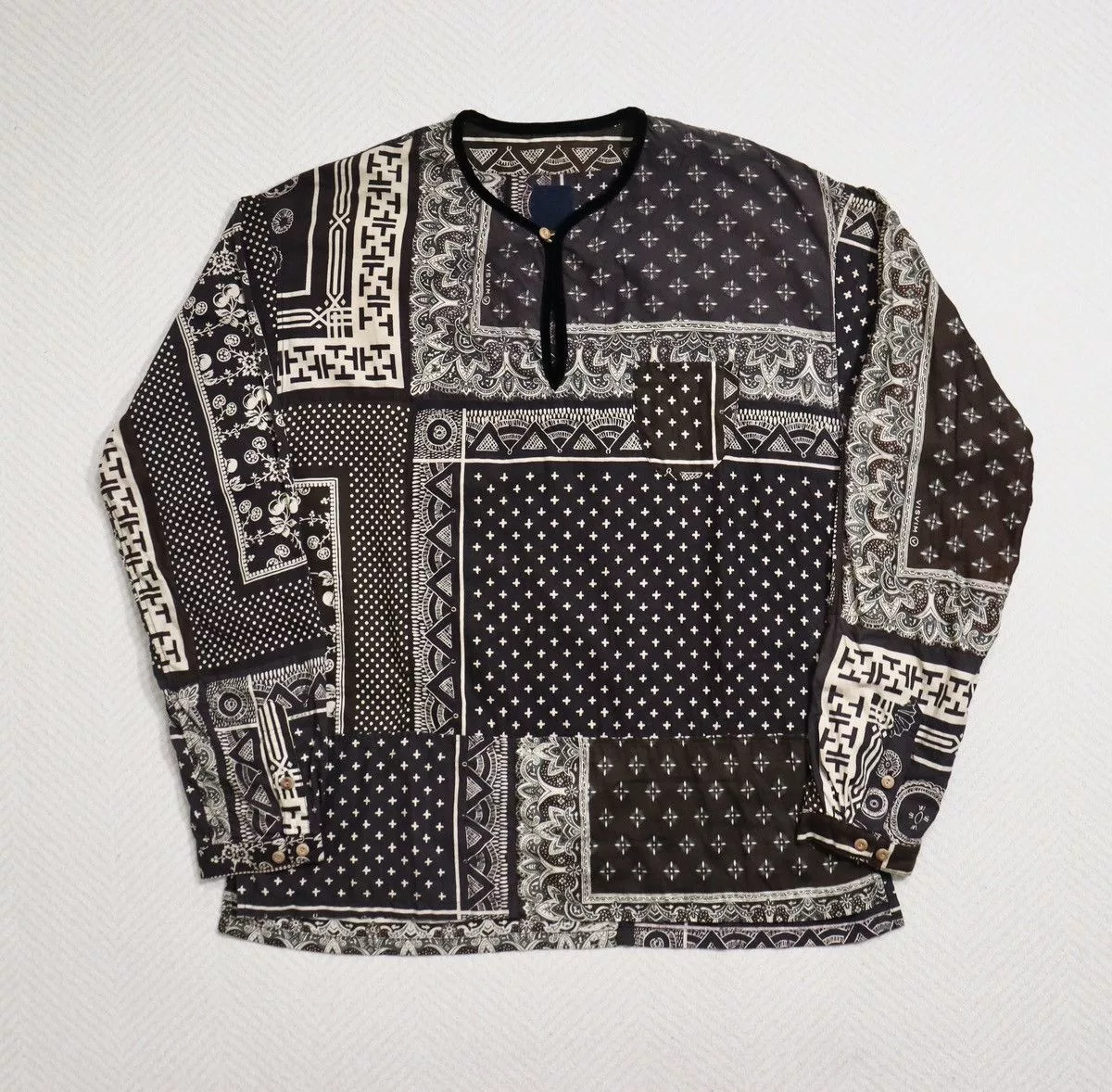 Visvim Light Jackets Visvim 19ss ICT Tunic P.O. Shirt Black