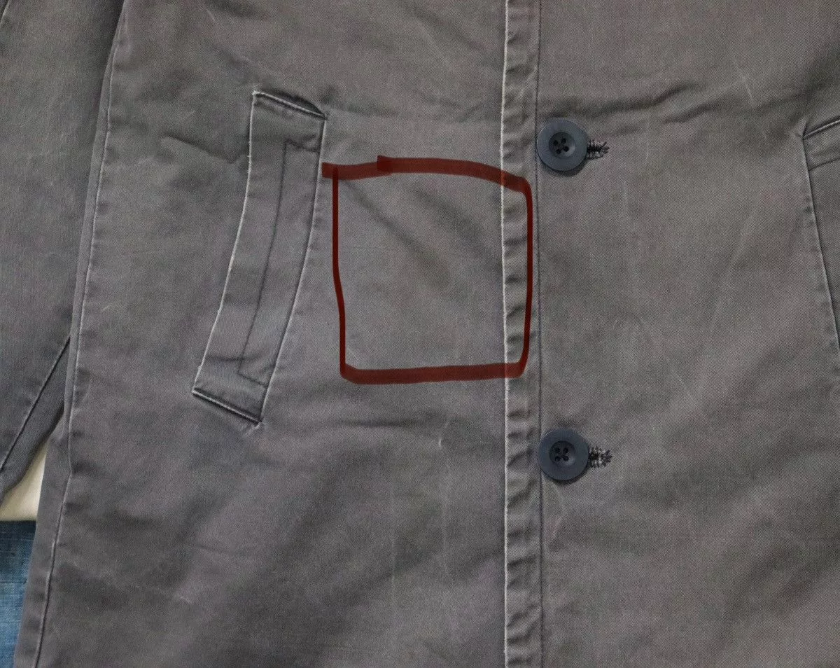 Visvim Light Jackets Visvim 14ss Mies Coat Dmgd Gray