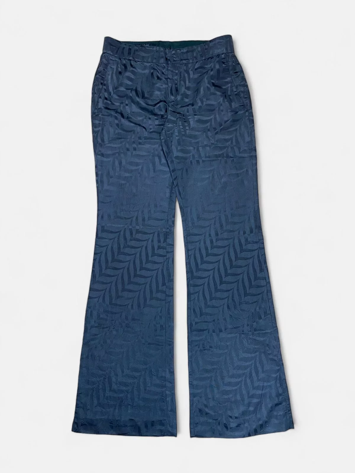Gucci Casual Pants Gucci × Tom Ford Gucci - 02 Satin Optical Illusion Flare Pants Black