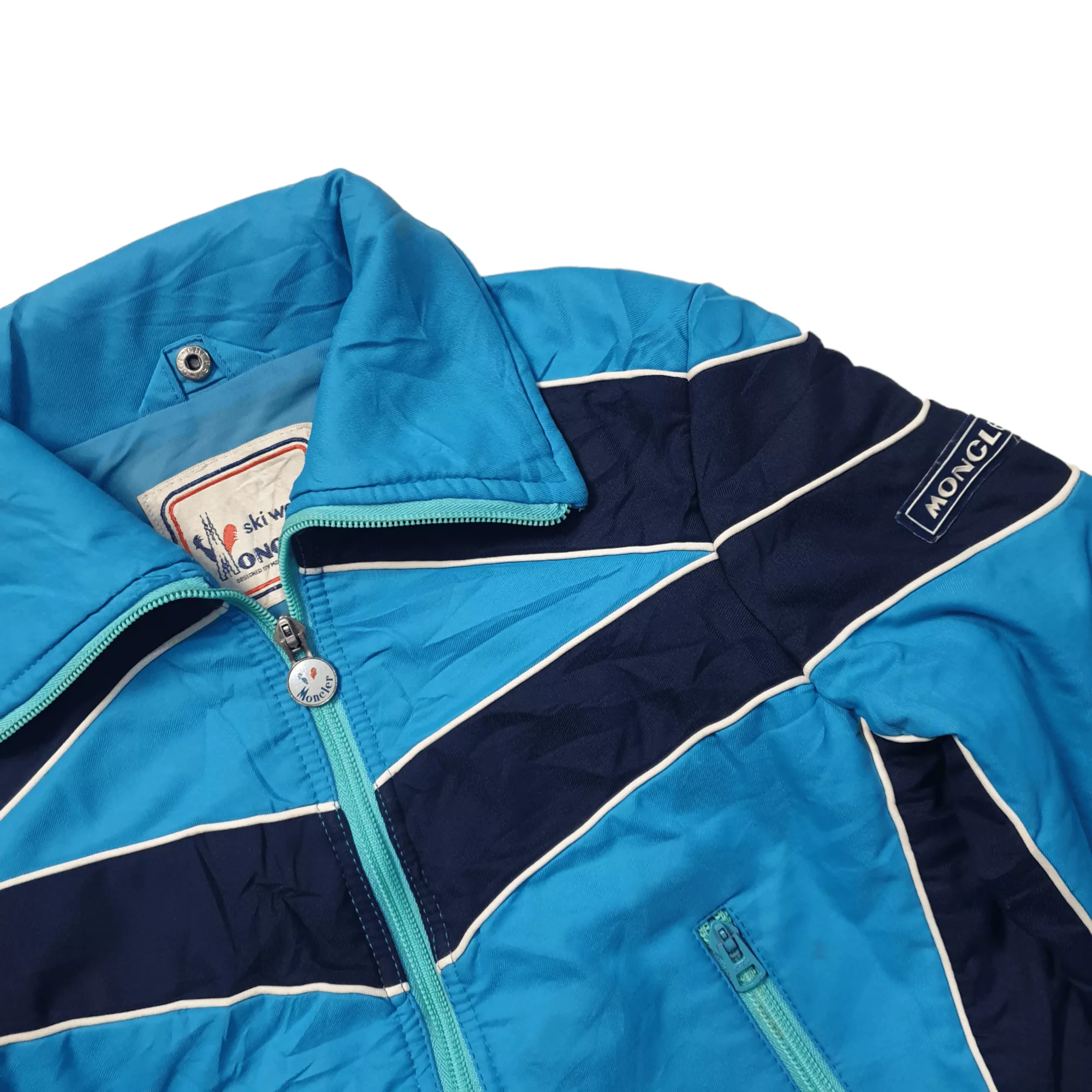 Moncler Bombers Moncler Ski Wear Jacket Blue