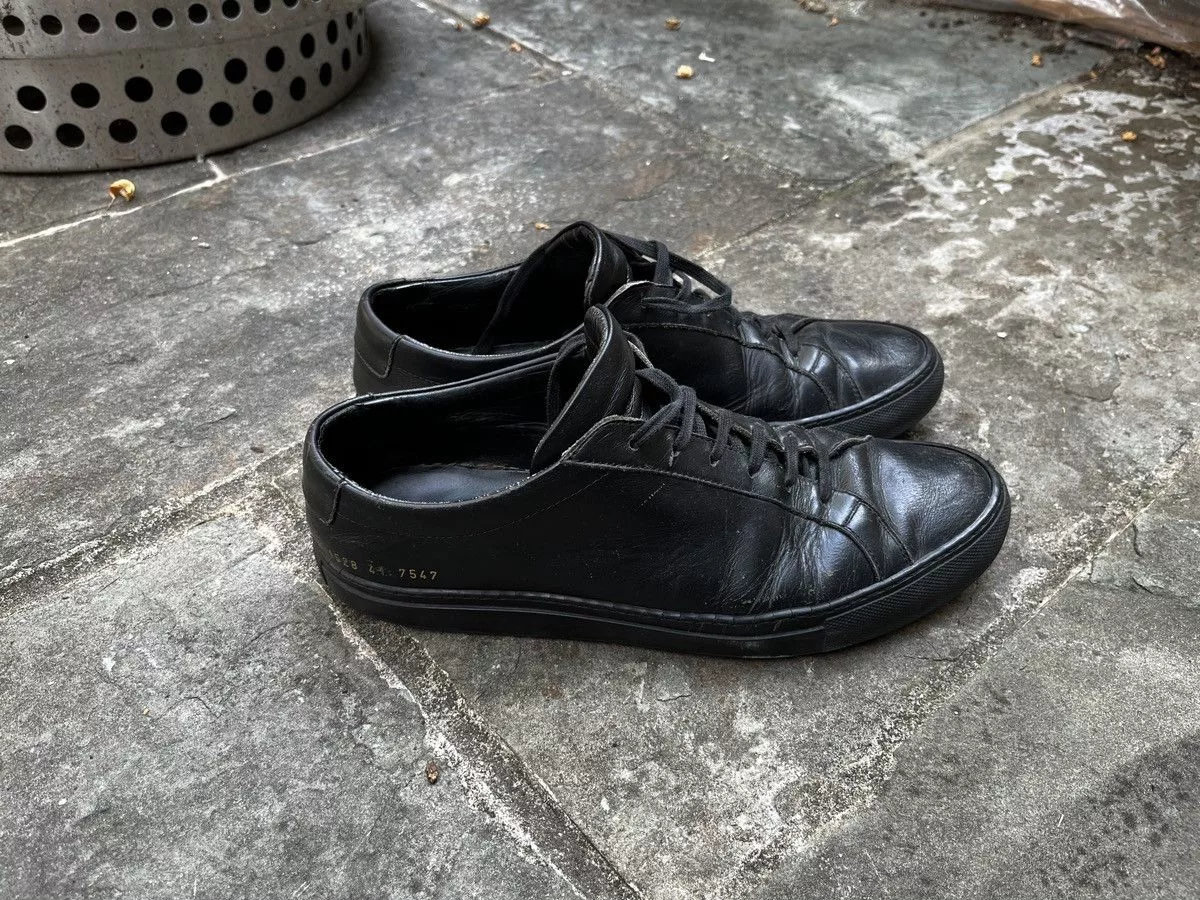 Common Projects Low Top Sneakers Common Projects Achilles Low Black