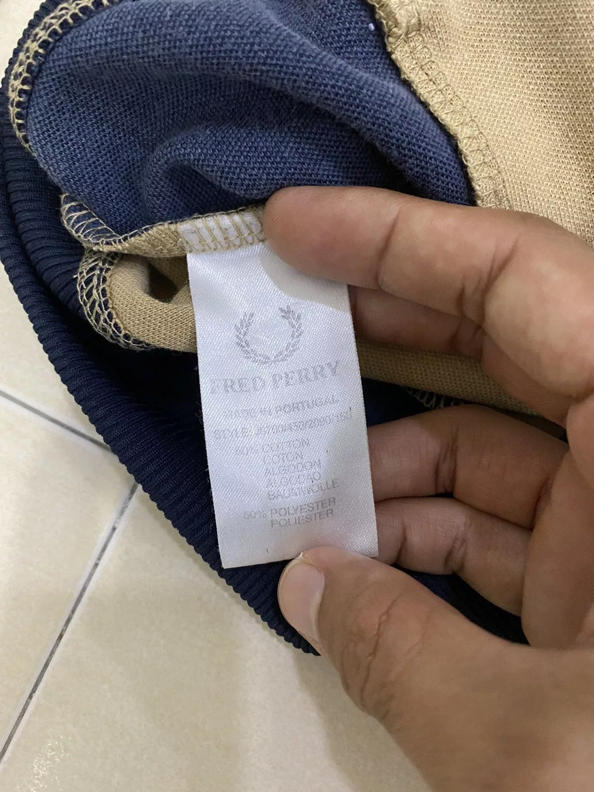 Fred Perry Light Jackets Fred Perry × Vintage Fred Perry Tracktop Blue