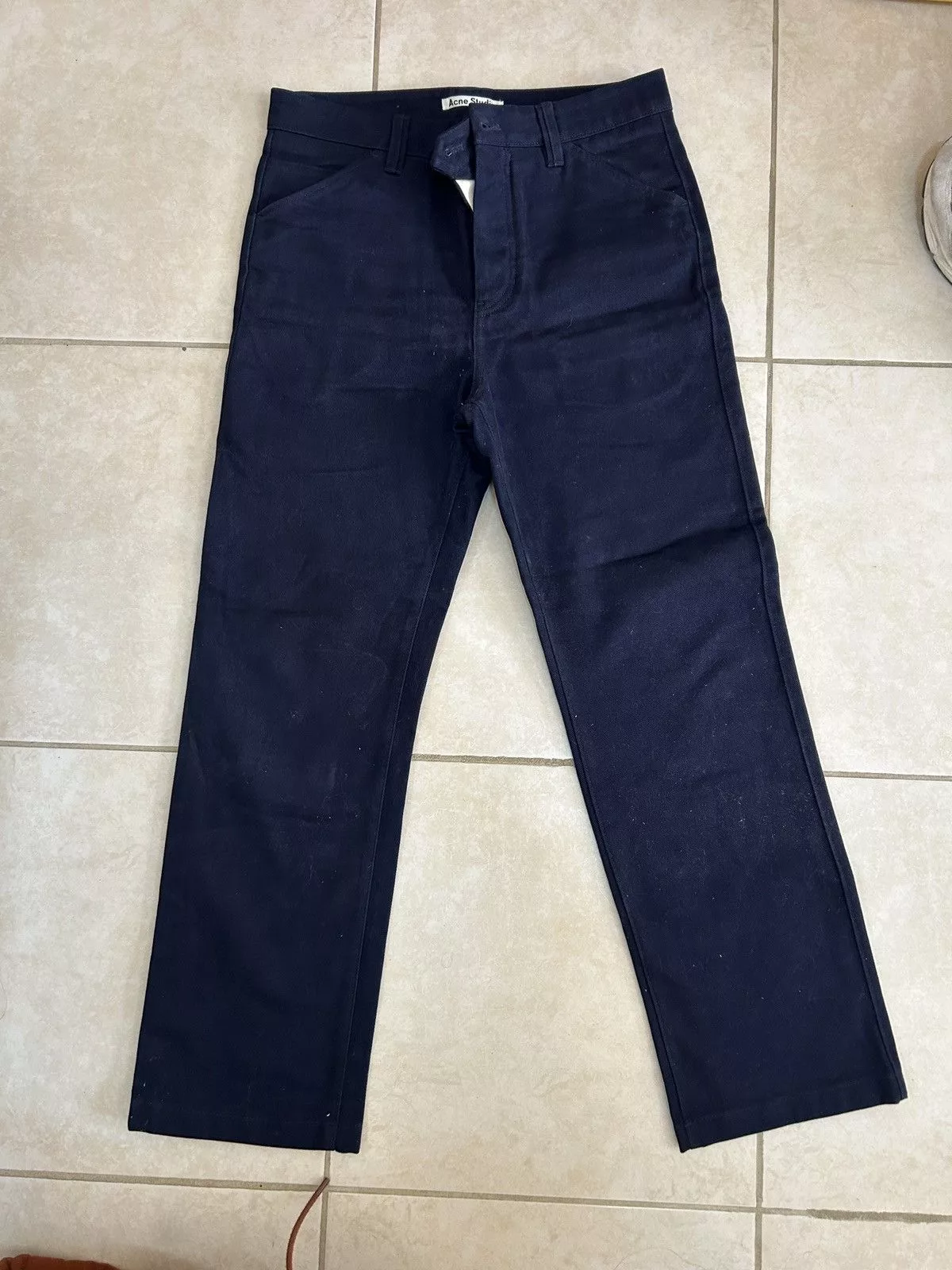 Acne Studios Casual Pants Acne Studios work pants Blue