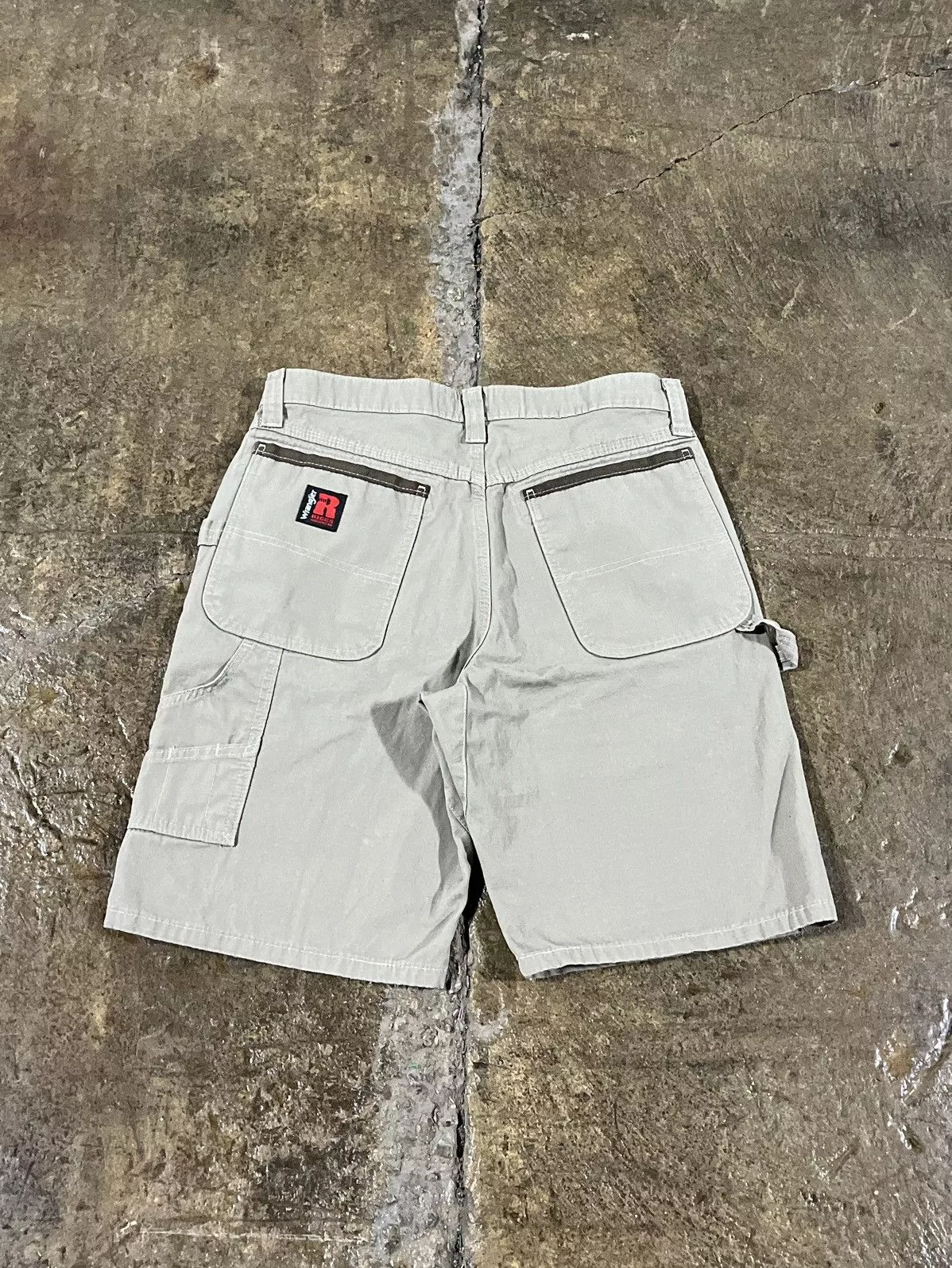 Carhartt Shorts Carhartt × Vintage × Wrangler Crazy Y2K Carhartt Style Wrangler Carpenter Workwear Shorts Beige
