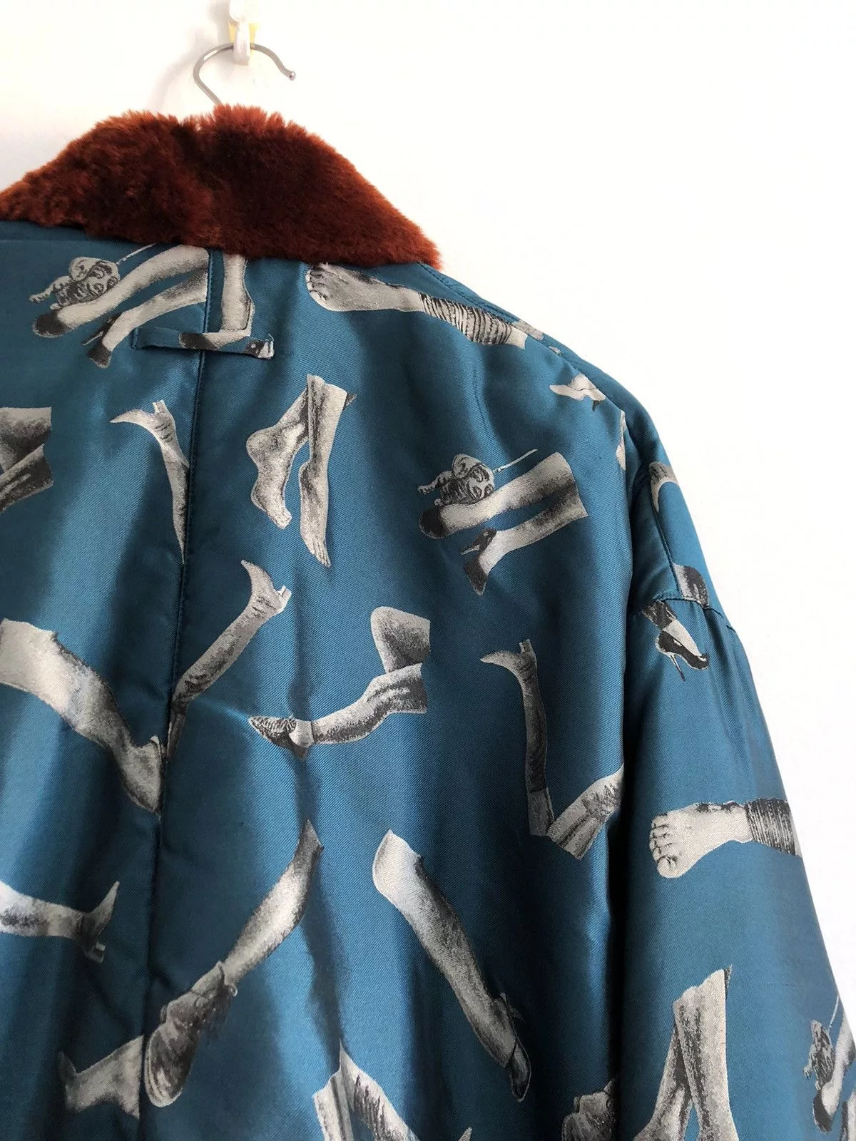 Jean Paul Gaultier Heavy Coats Jean Paul Gaultier aw 92 french cancan kimono coat Blue