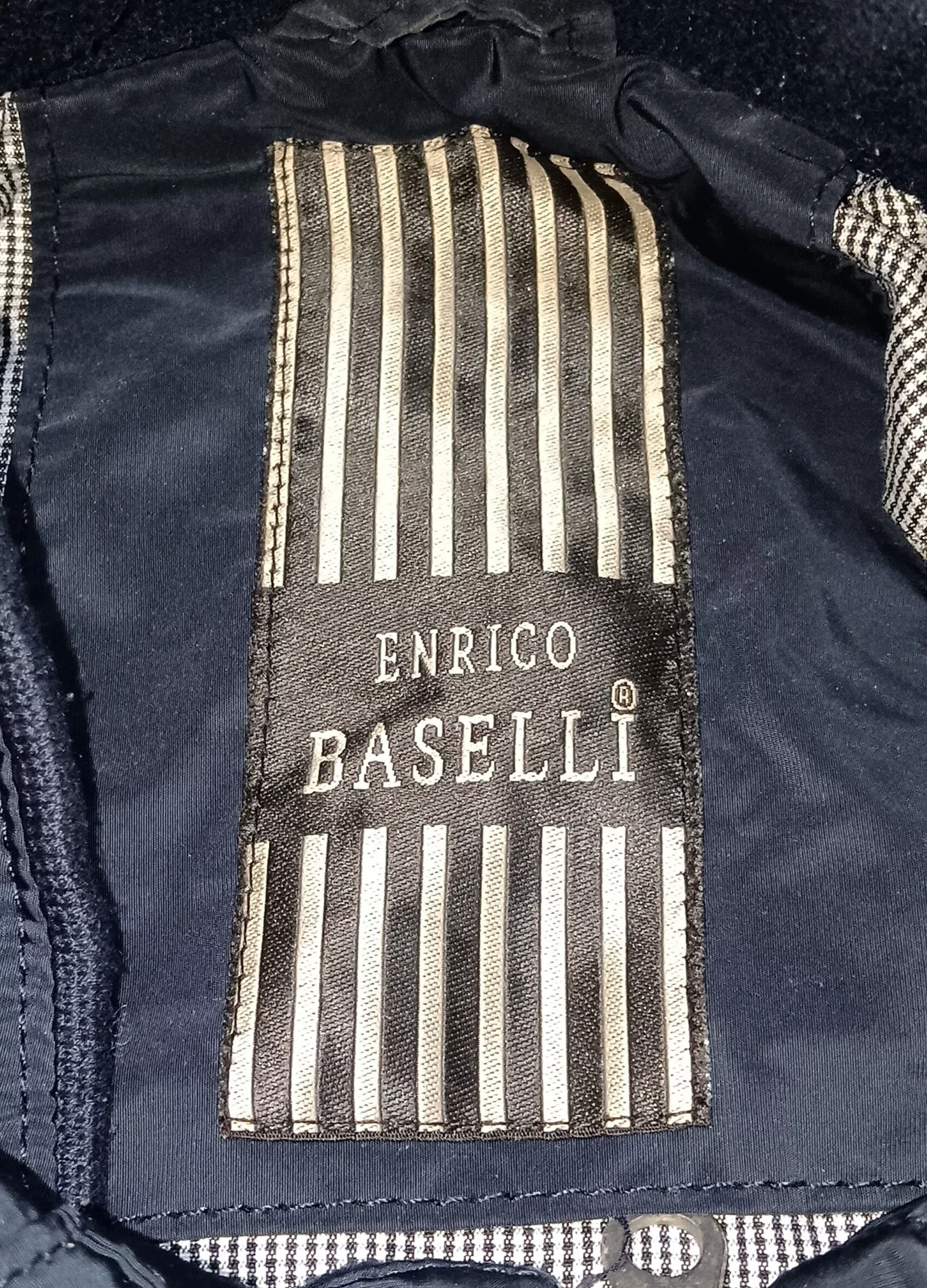 Designer Light Jackets Designer ENRICO BASELLI LIGHT JACKET Blue Gorpcore