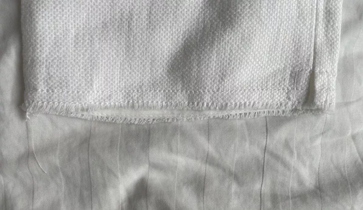 Ann Demeulemeester Denim Ann Demeulemeester Linen Structure Detailed Pants White Avant-Garde