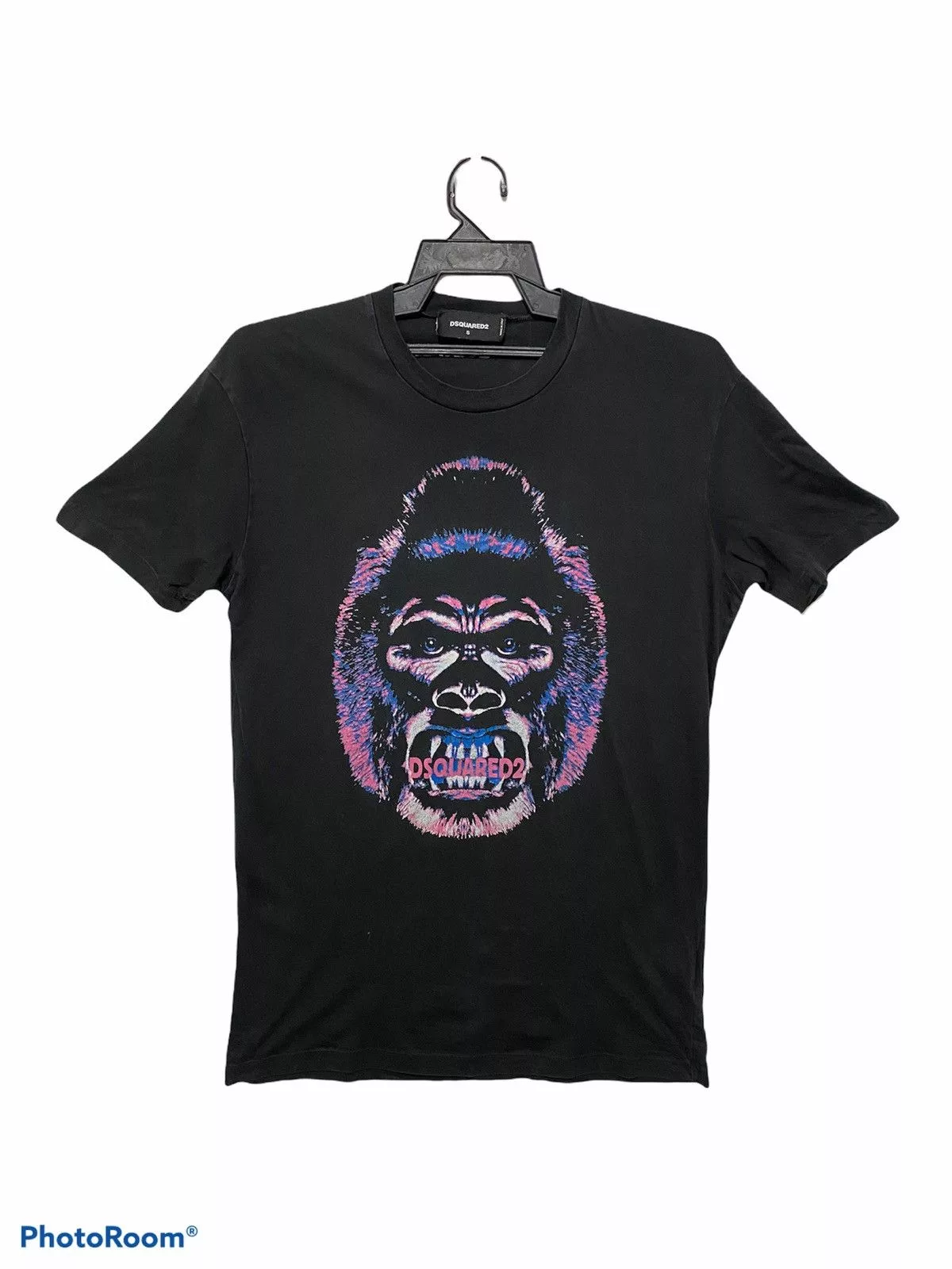 Dsquared2 Short Sleeve T Shirts Dsquared2 Disquared2 Gorilla TEE Black
