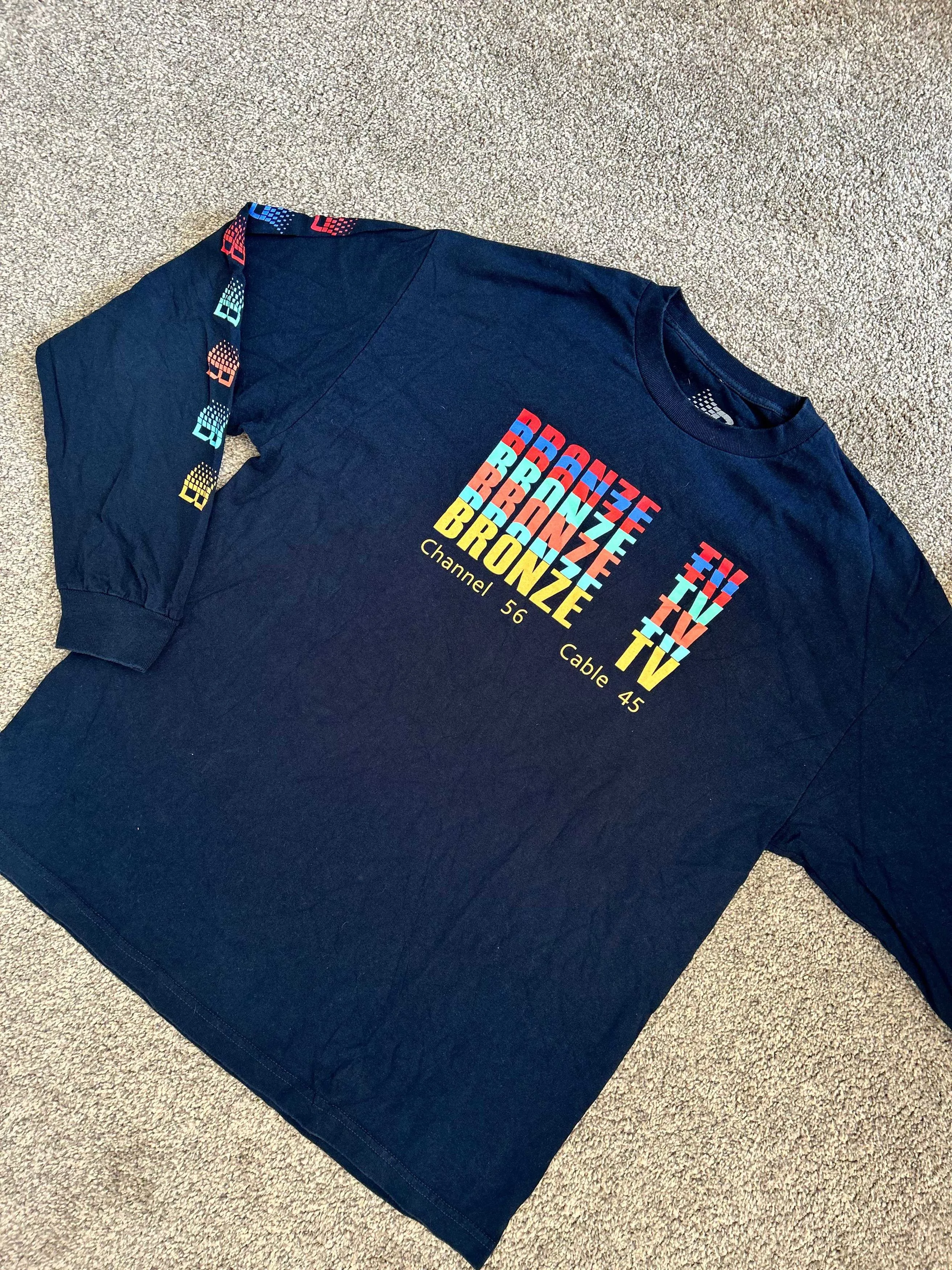 Bronze 56k Long Sleeve T Shirts Bronze 56k TV Longsleeve Blue