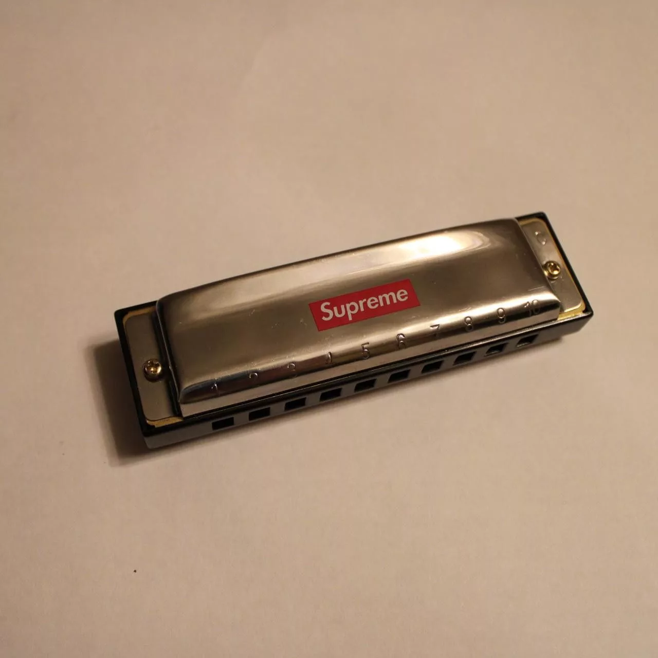 Supreme Supreme Supreme Hohner Harmonica Silver