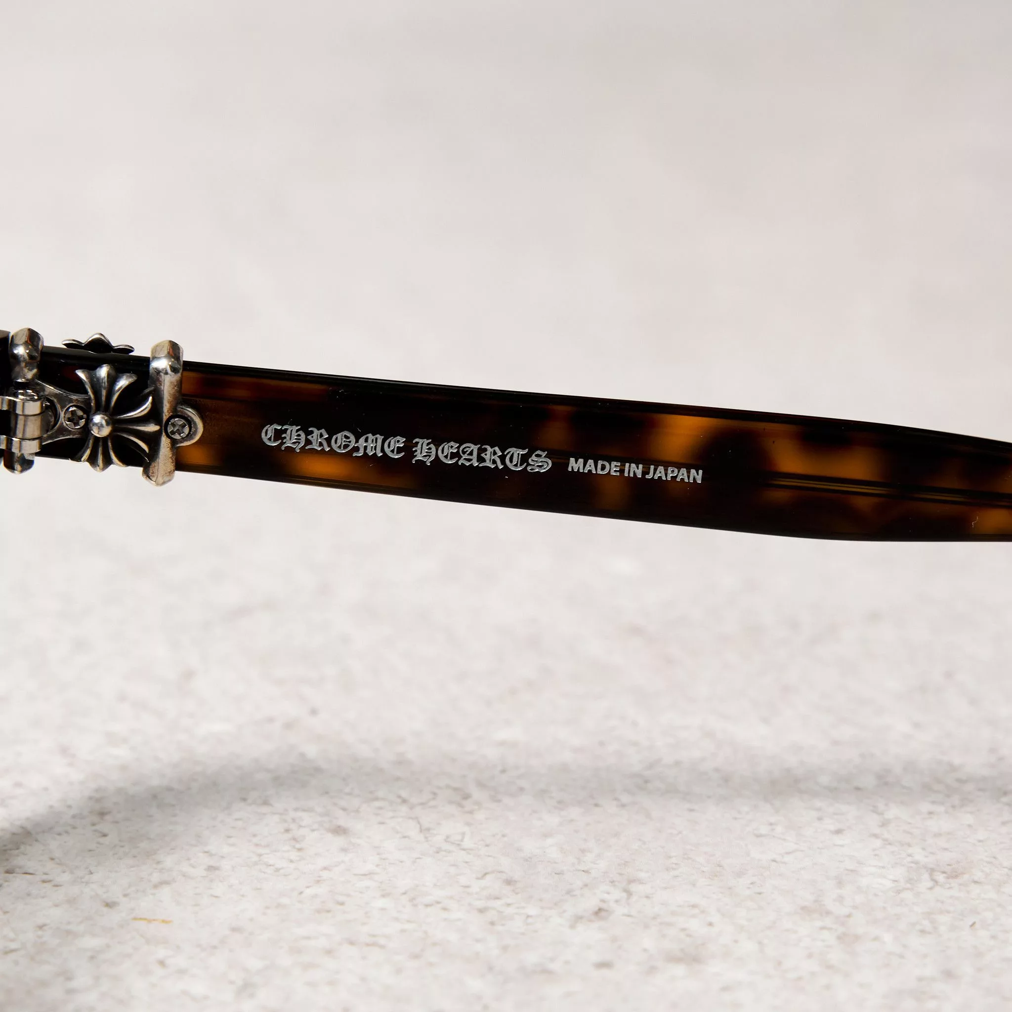 Chrome Hearts Glasses CHROME HEARTS VAGILANTE MIDNIGHT TORTOISE Brown
