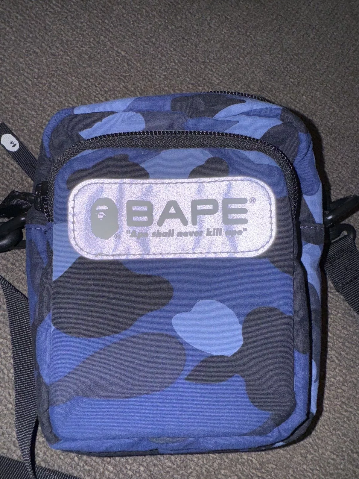 Bape Bags Luggage Bape shoulder bag Blue