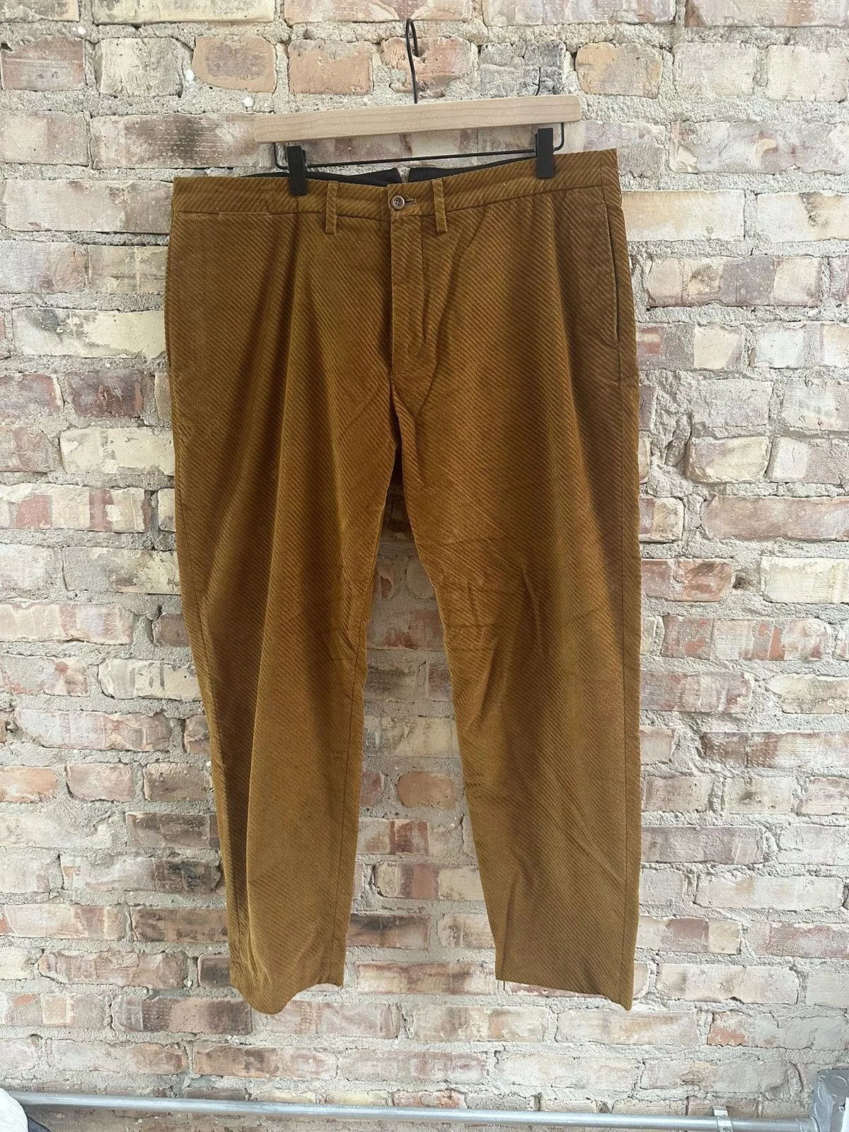 4SDESIGNS Casual Pants 4Sdesigns corduroy pants Beige