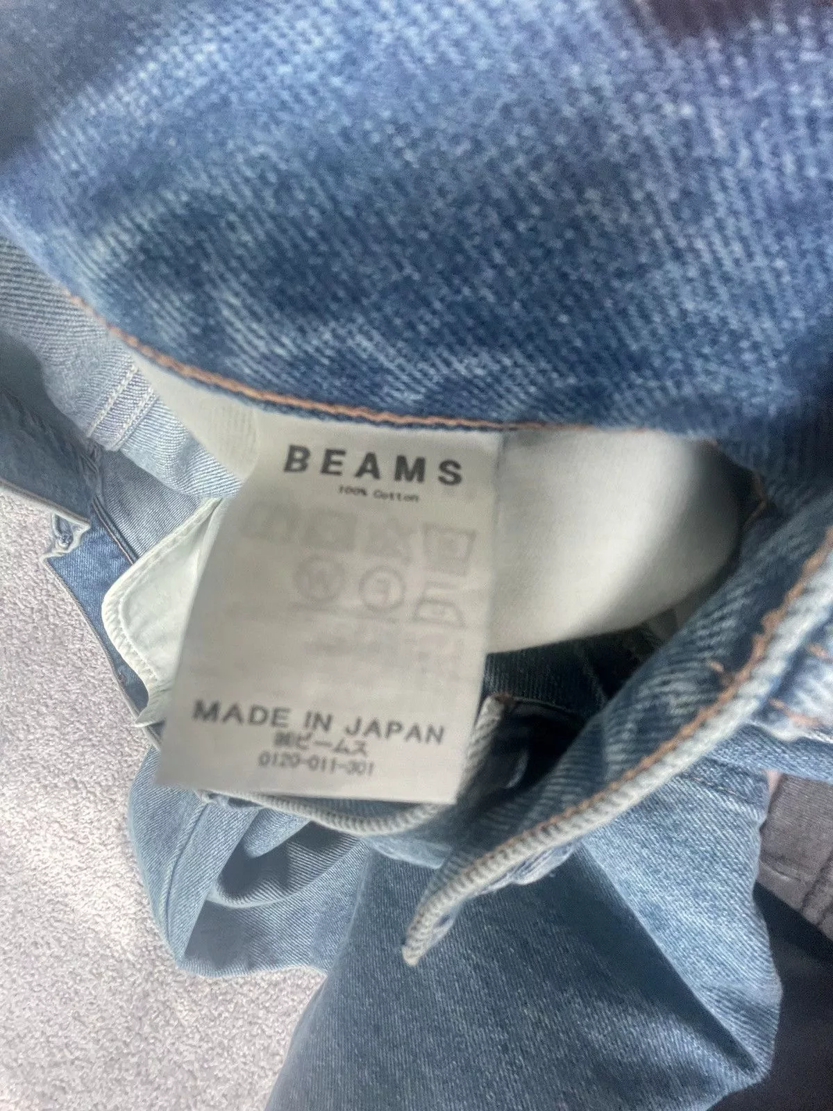 Beams Plus Denim Beams Plus Beams Anti Vintage Flared Jeans Blue