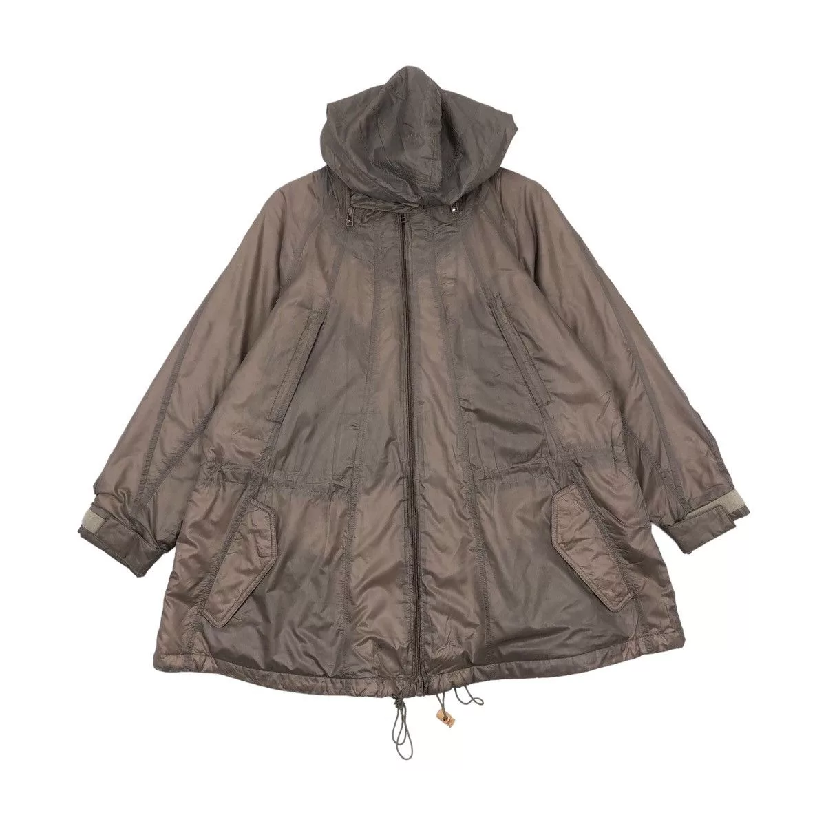 Issey Miyake Light Jackets Issey Miyake × Vintage Rare Design Vtg ISSEY MIYAKE FETE Light Puffer Jacket Puffer Gray