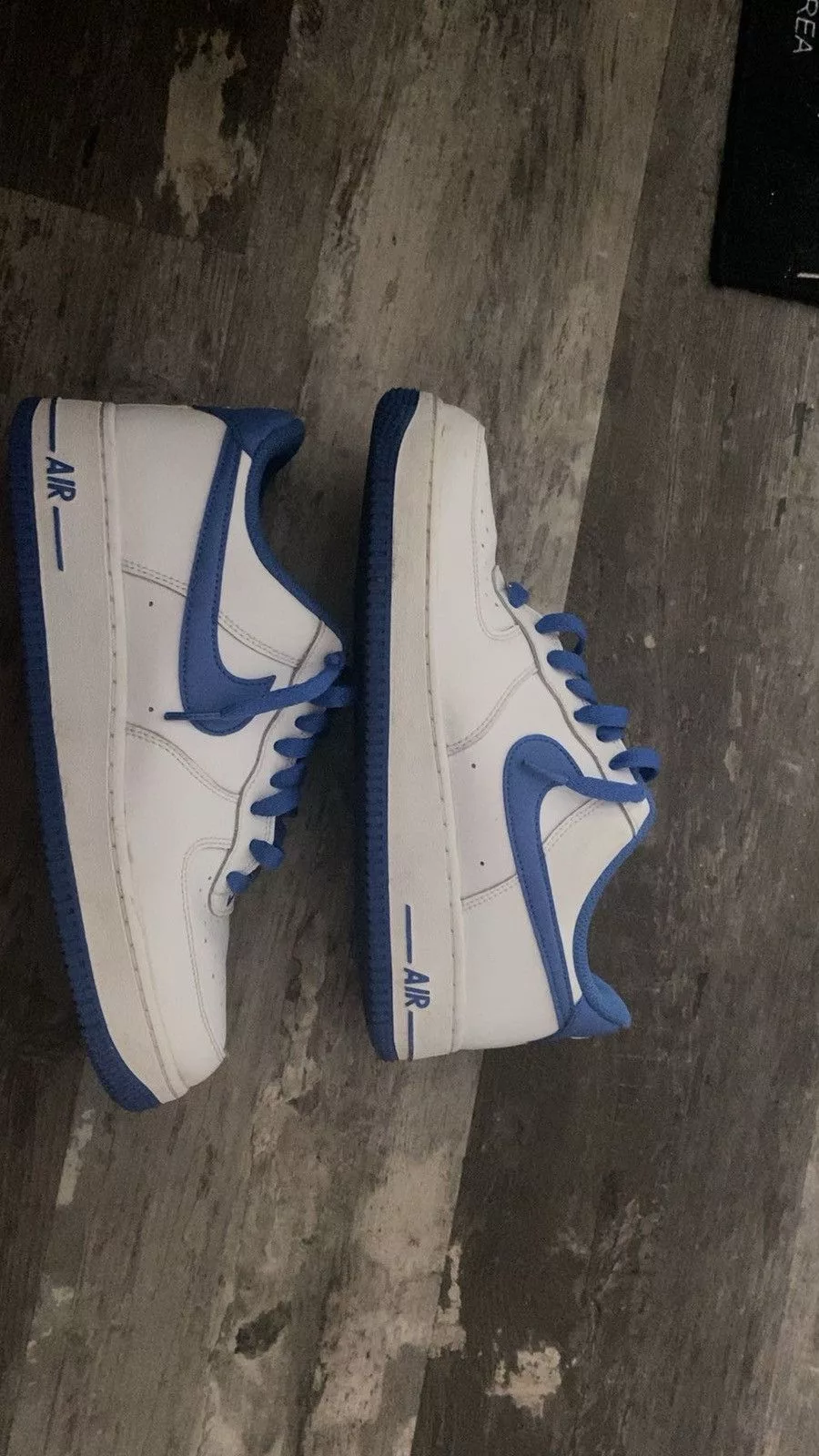 Nike Low Top Sneakers Nike White / Blue Air Force 1
