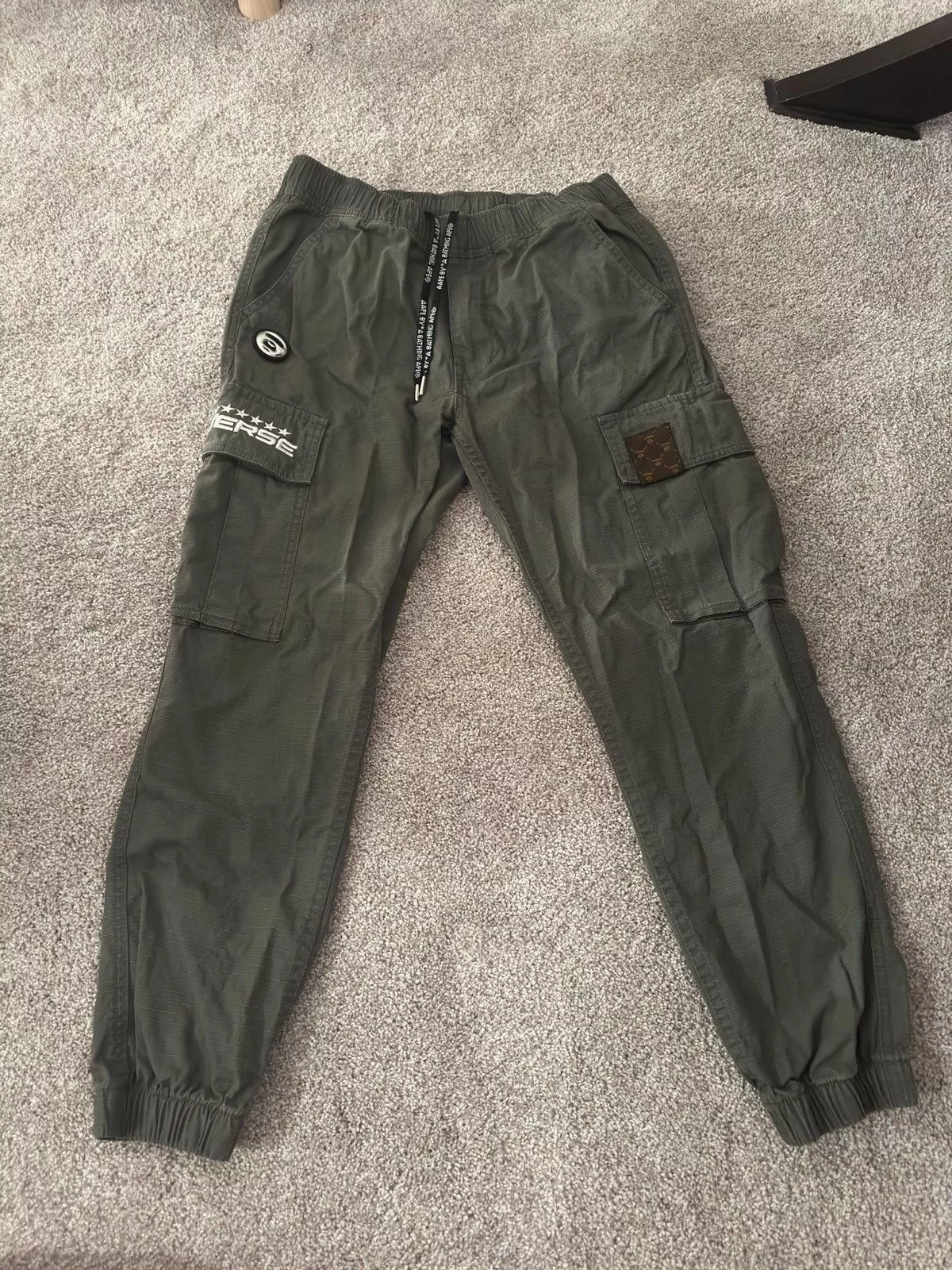 Aape Sweatpants Joggers Aape Cargo Pants Green