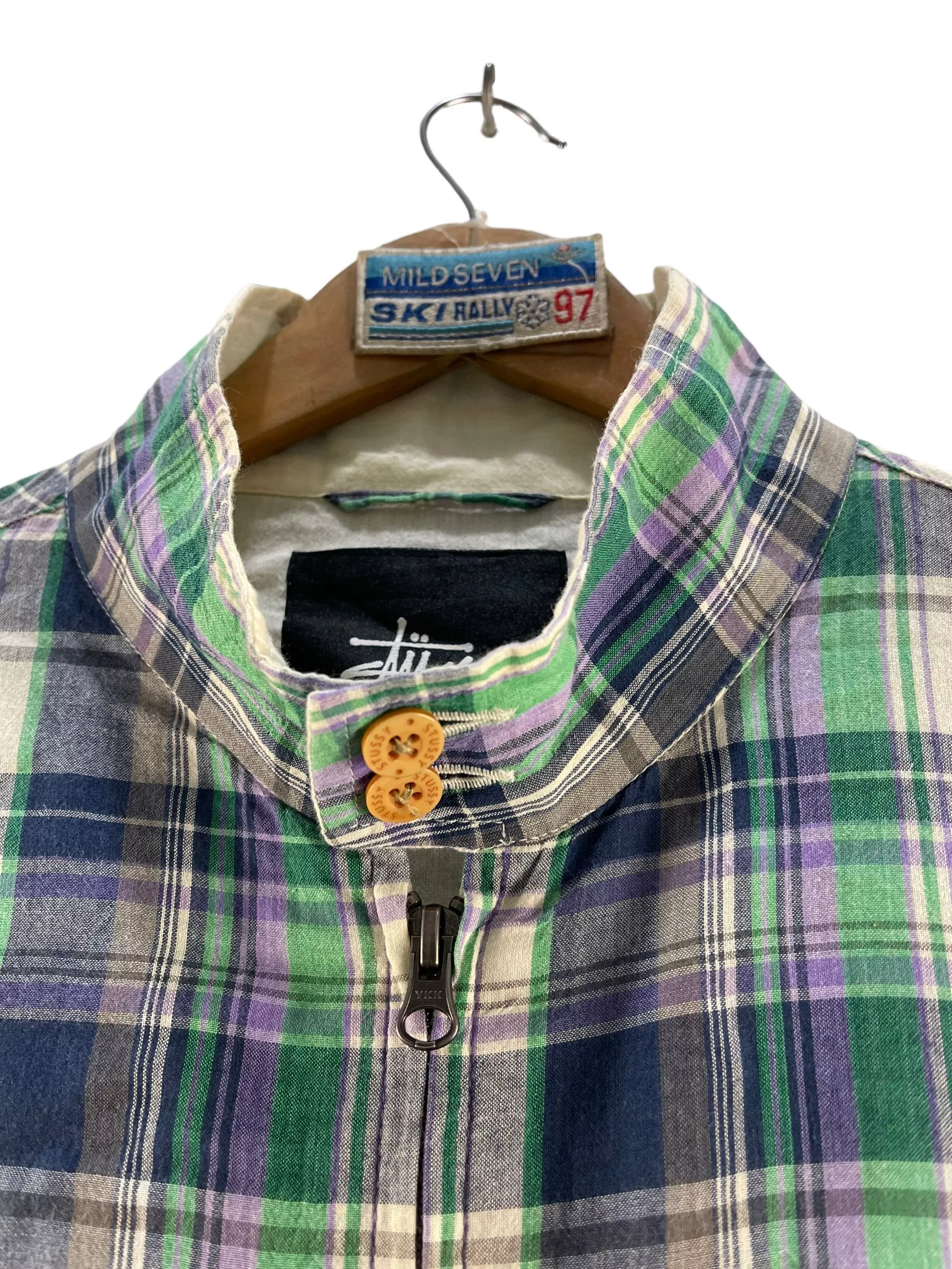 Stussy Jackets Stussy Plaid Cotton Jacket Multi