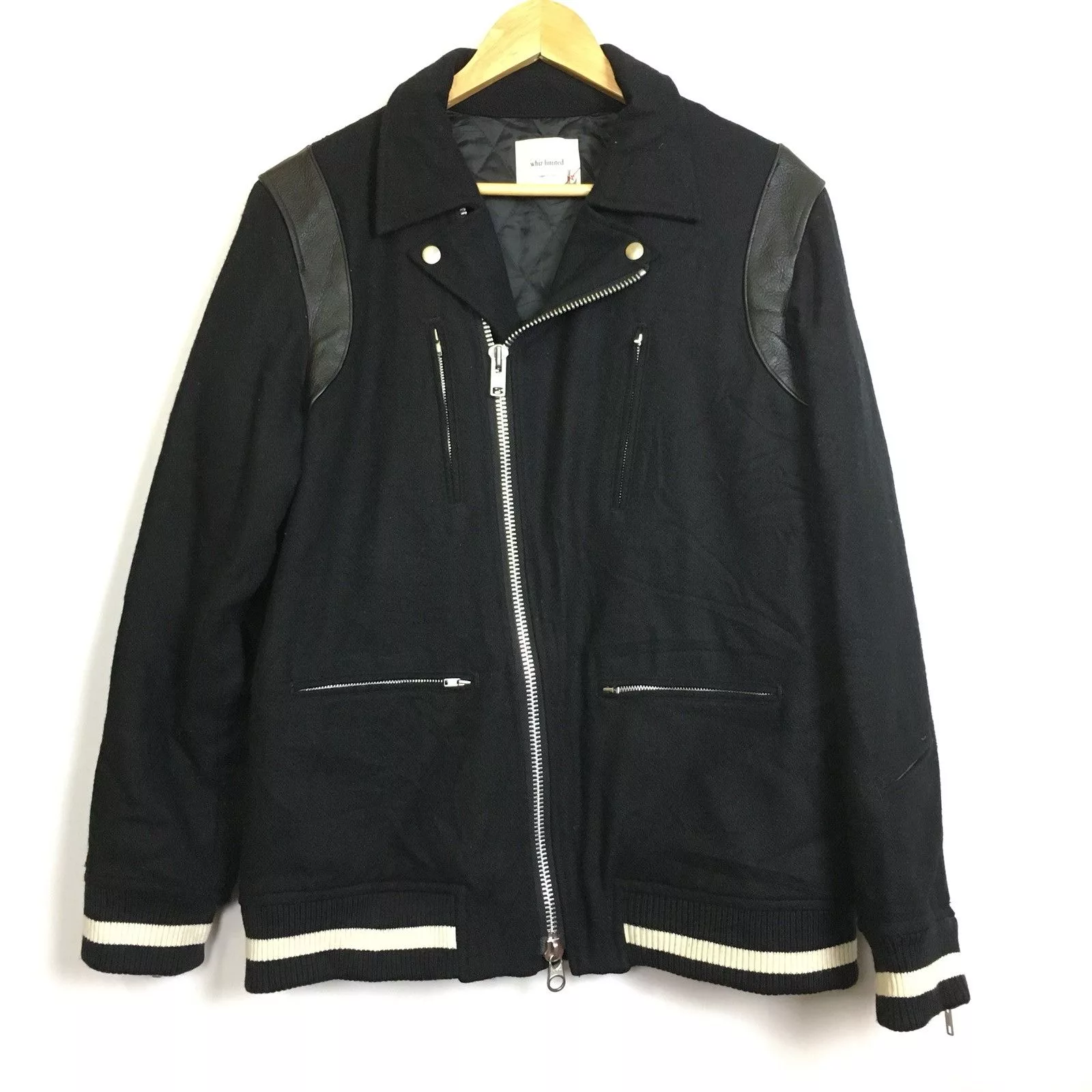 WHIZ LIMITED Light Jackets Whiz Limited Moto Jacket Black