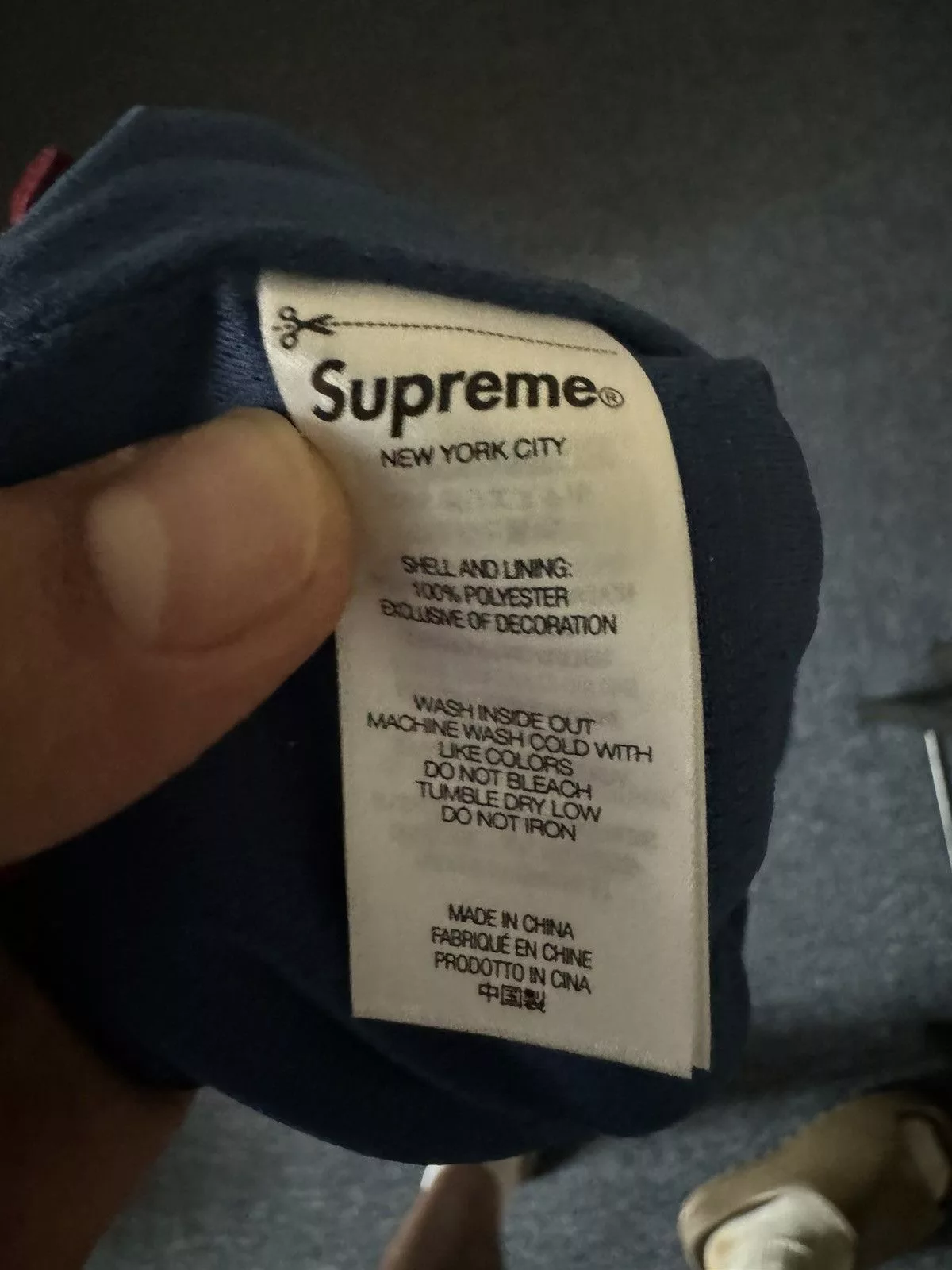Supreme Shorts Supreme Big Script Mesh Shorts Blue