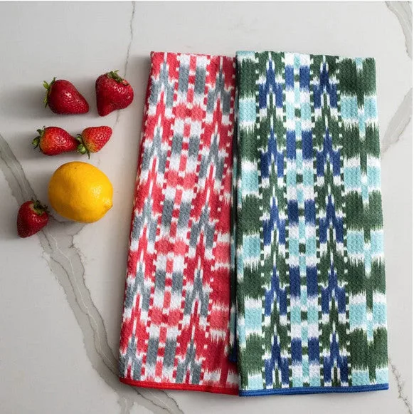 Anywhere Towel Ikat Red