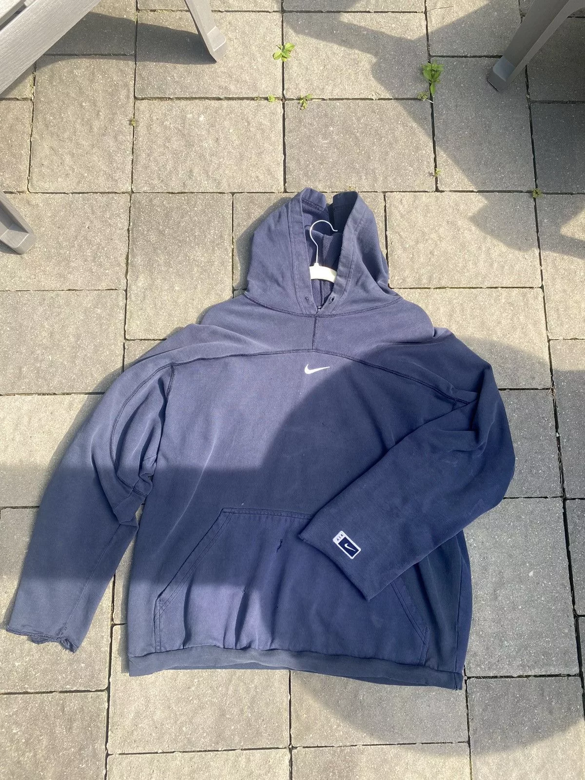 Nike Sweaters Knitwear Nike × Vintage VINTAGE x NIKE DISTRESSED COPPED PULLOVER Blue