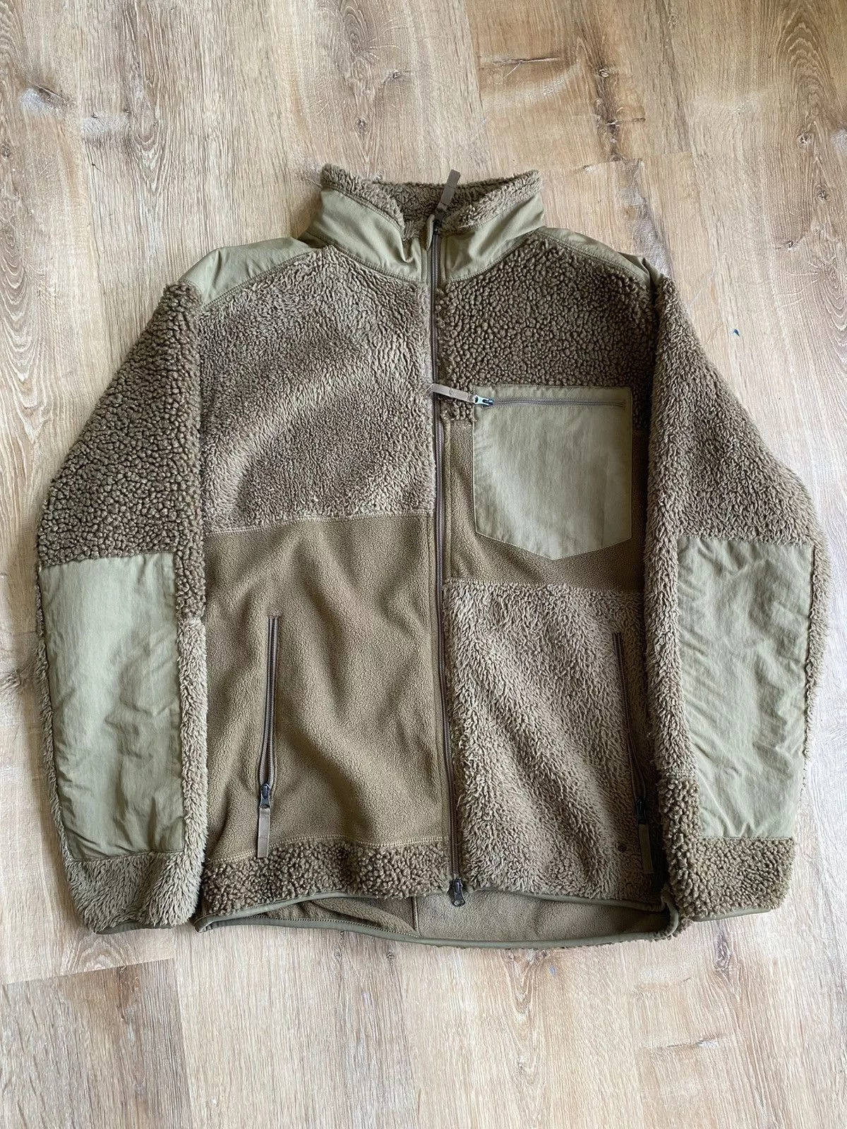 Engineered Garments Sweaters Knitwear Engineered Garments × Uniqlo Uniqlo x Engineered garments fleece jacket Brown