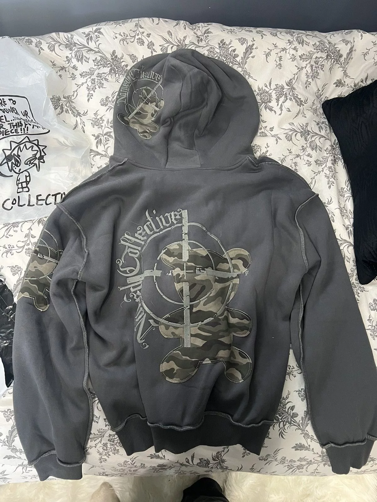 Other Sweatshirts Hoodies Other Named Collective Gamer 2.0 Hoodie Gray Streetwear