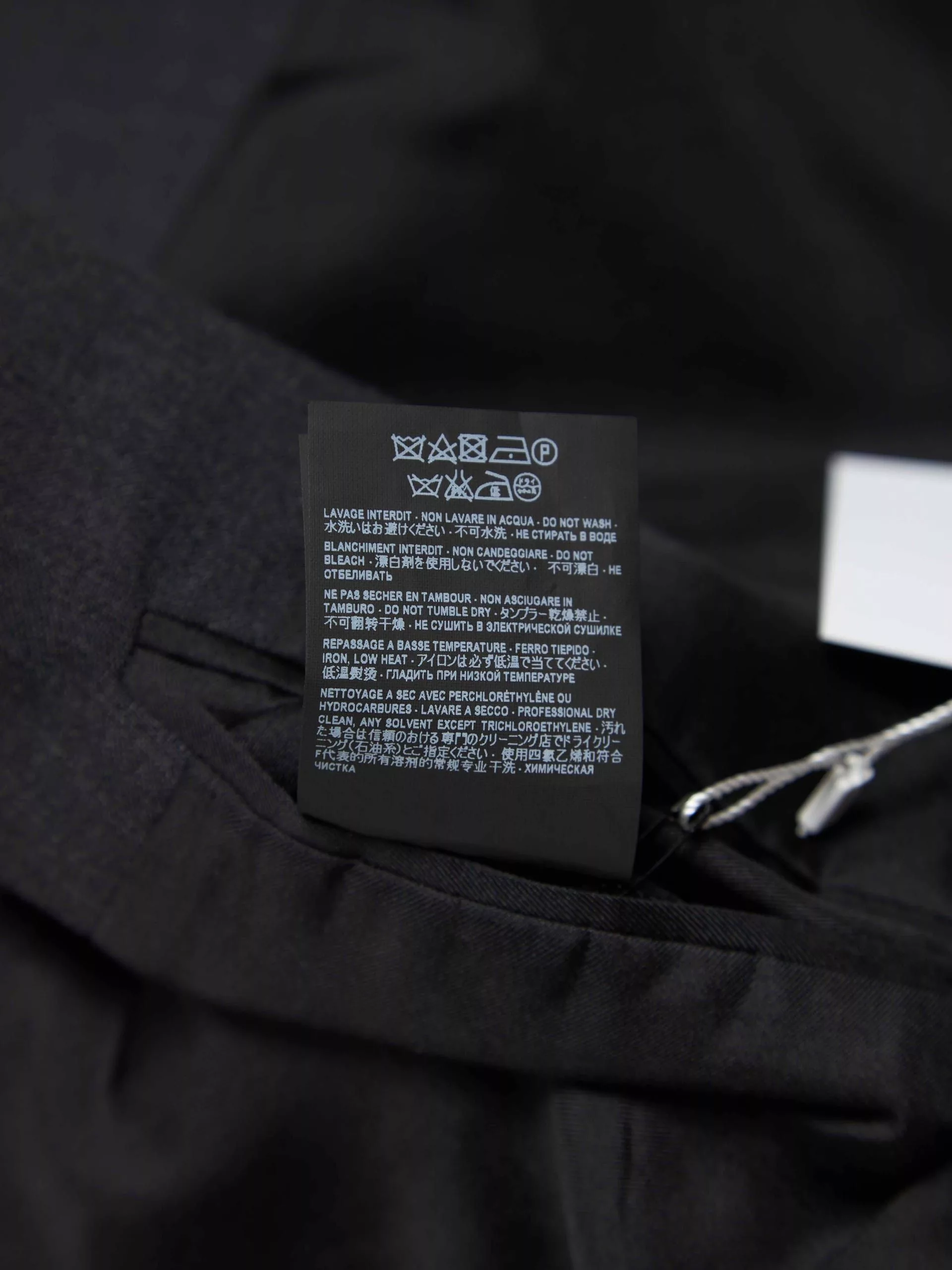 Saint Laurent Paris Light Jackets Saint Laurent Paris Dark Gray Black Button Classic Woolen Blazer