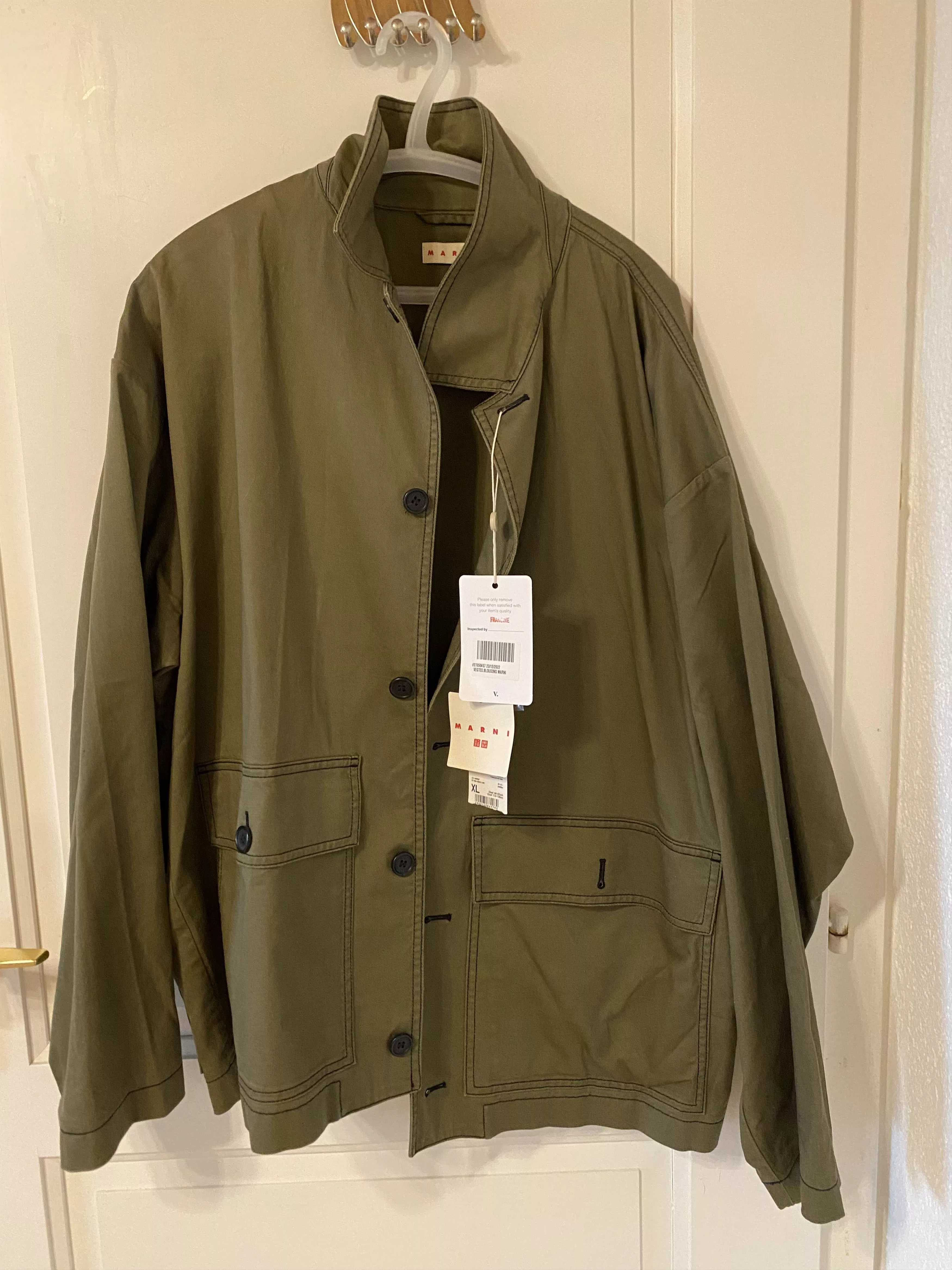 Marni Light Jackets Marni × Uniqlo Marni x Uniqlo Parka Jacket green kaki military Luxury