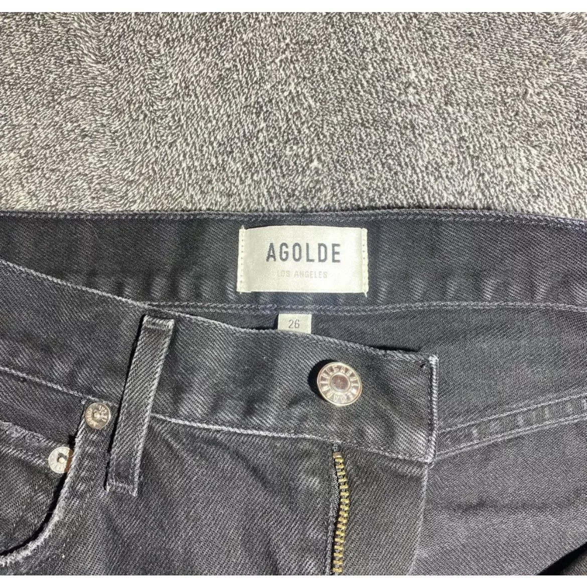 Agolde Jeans AGOLDE Los‎ Angeles Black Distressed Jeans ( 26 )