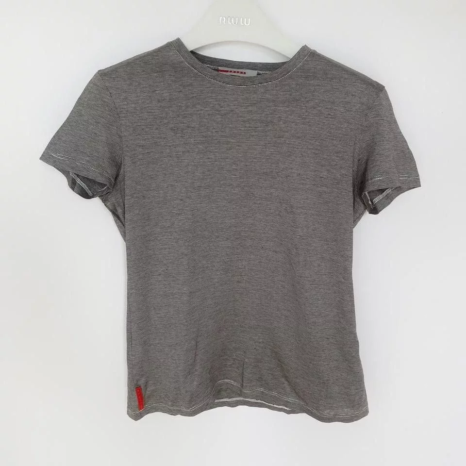 Prada Short Sleeve T Shirts Prada × Vintage vintage prada tee Gray