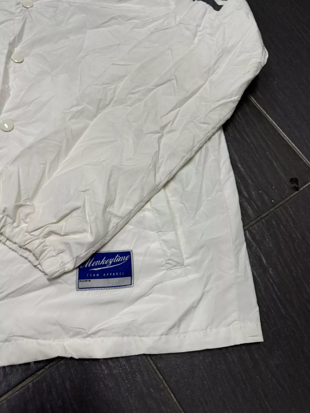 Champion Light Jackets Champion × monkey time CHAMPION X MONKEY TIME COACH JACKET White