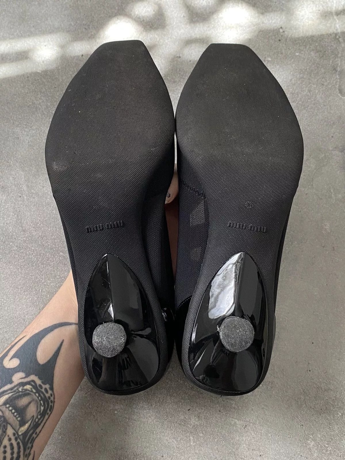 Miu Miu Heels miu miu kitten heels Black