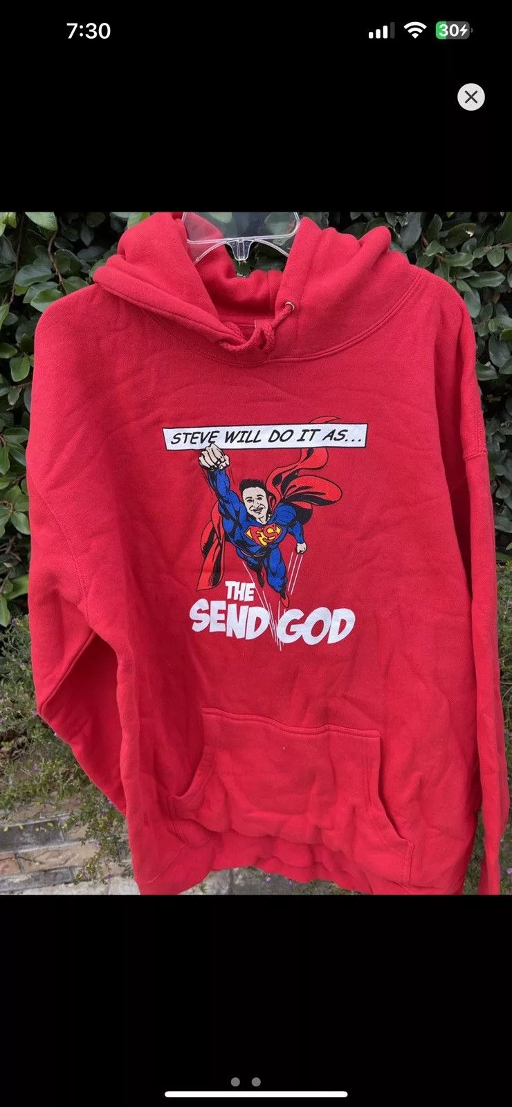 Full Send Light Jackets Full Send Steve will do it Superman Red